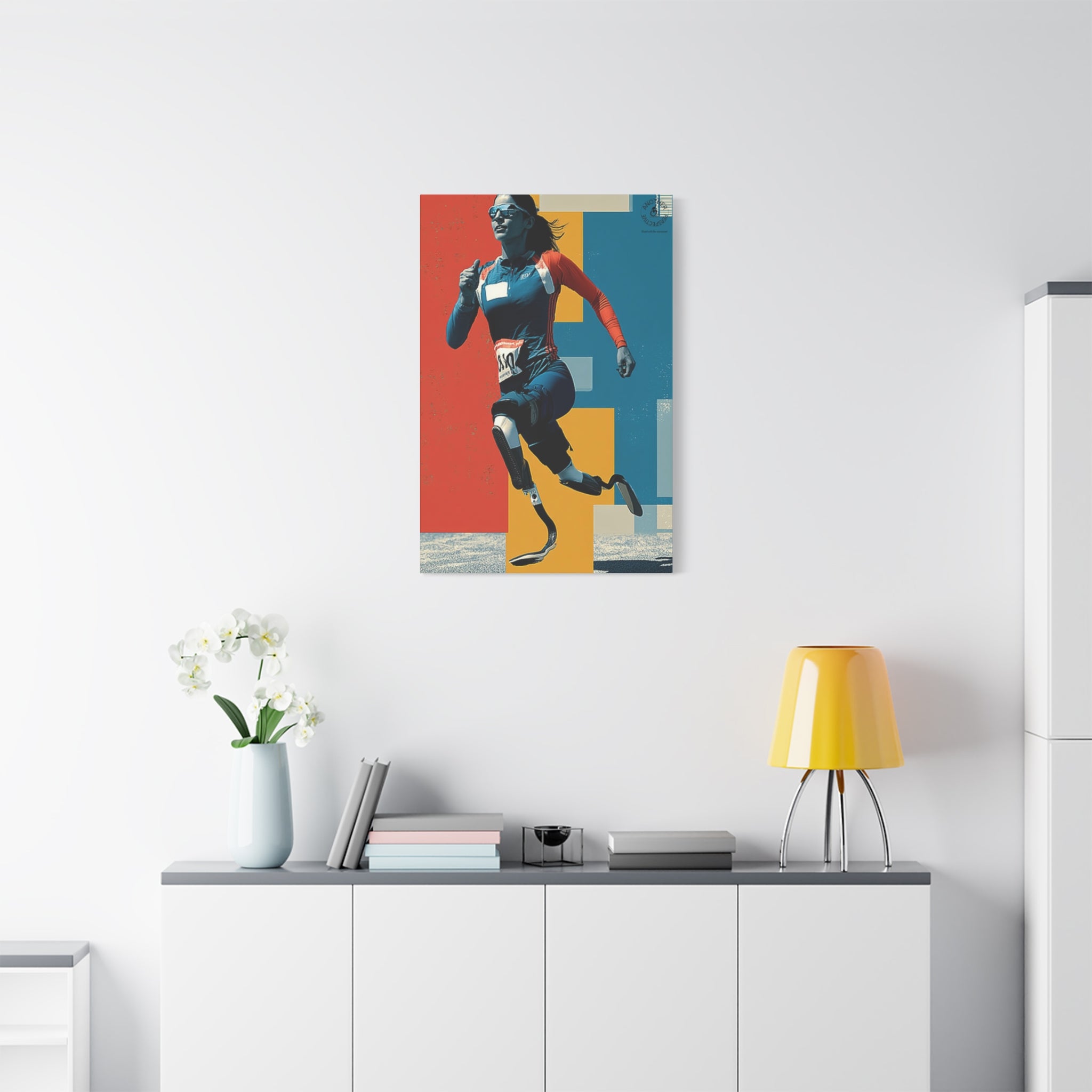 Empowering  Athlete Course Canvas Art, Inspirational Wall Decor, Motivational Home Decor, Unique Gift for Sports Enthusiasts, [...]