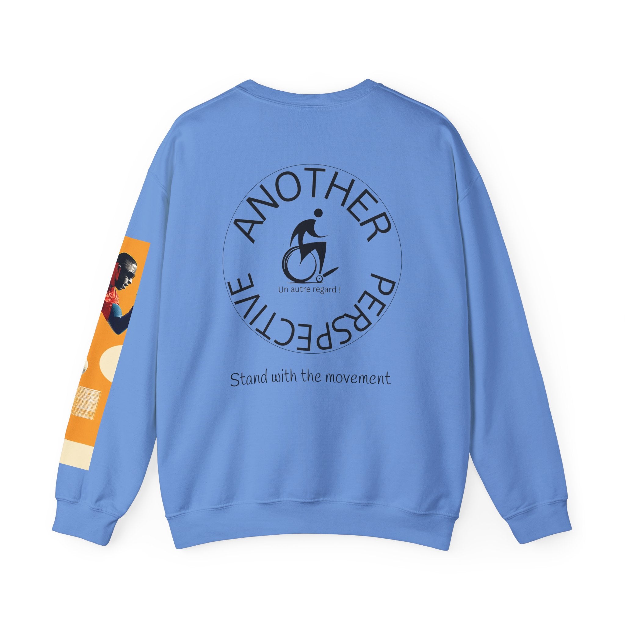Inclusive Course Sports Themed Sweatshirt for Empowerment, Unisex Heavy Blend Crewneck, Inspirational Gift for Activists