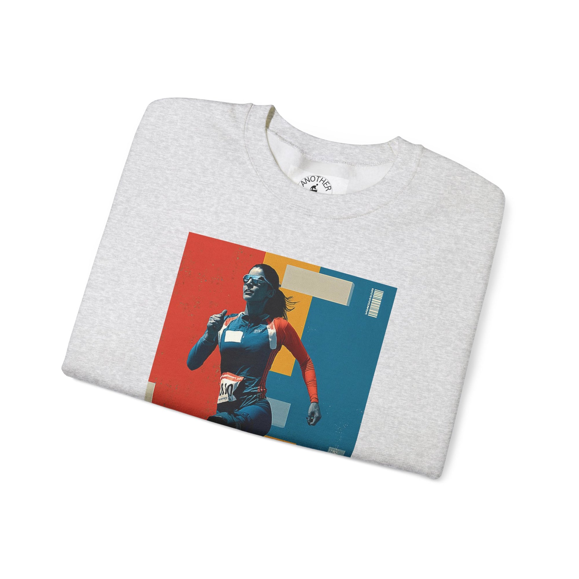 Inclusive WheelChair Course Sports Themed Sweatshirt for Empowerment, Unisex Heavy Blend Crewneck, Inspirational Gift for Activists