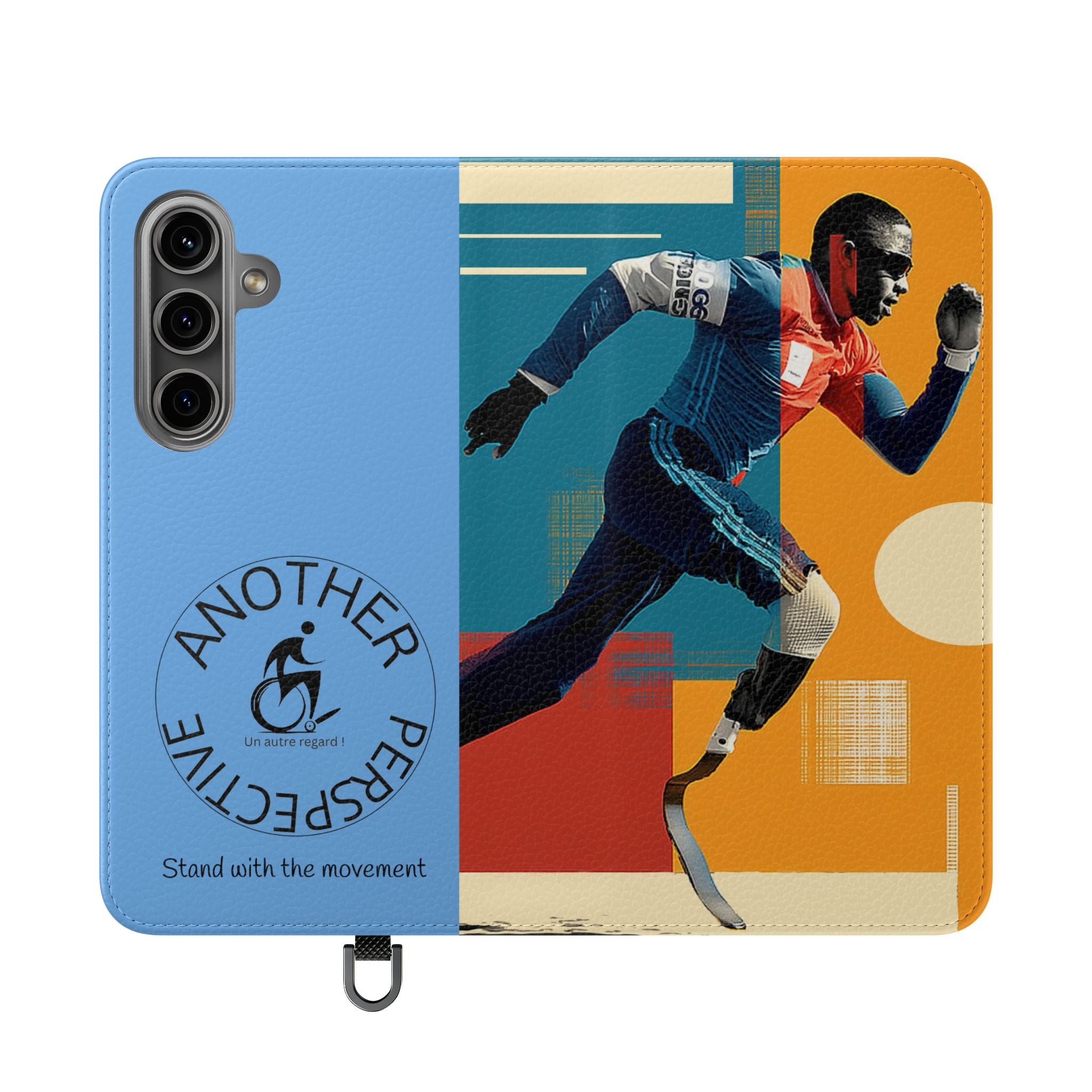 Sporty Flip Case for Athletes Course , Phone Wallet Cover, Stylish Mobile Case, Perfect Gift for Sports Fans, Functional Design