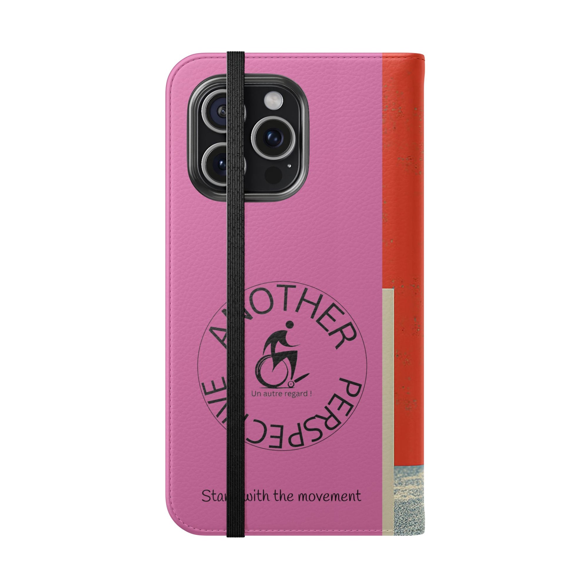 Empowering Flip Cases for Smartphones Course| Stand with the Movement, Stylish Phone Cover, Unique Gift, Inclusive Design, Support Accessibility