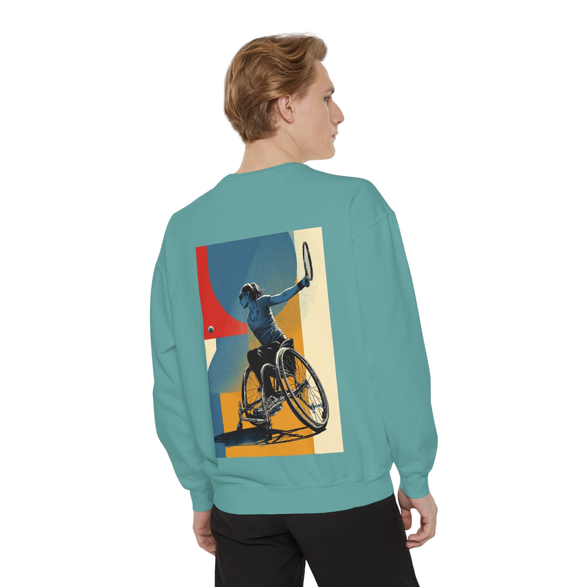 Inspirational Unisex Sweatshirt - Motivational Sports Tennis Design | Perfect for Coaches, Athletes, Gifts, Casual Wear, and Events