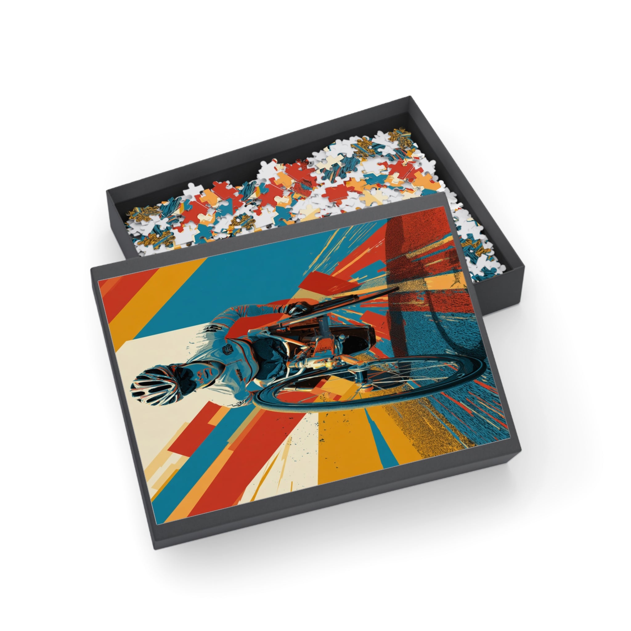 Interactive Wheelchair Course Enthusiast Puzzle,  500-1000-Piece Jigsaw, Perfect for Gifts, Family Time, Home Decor, Cycling Theme