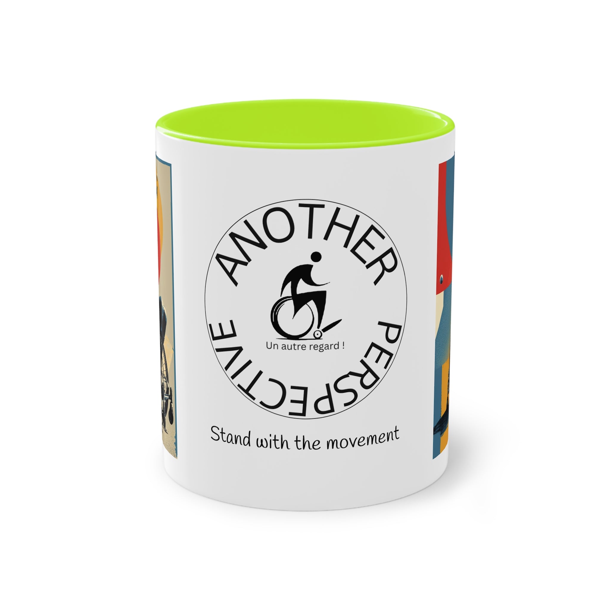 Dynamic Two-Tone Coffee Mug Tennis, Race-inspired Drinkware, Ideal Gift for Athletes, Motivational Morning Caffeine Boost, Sports Lover Cup