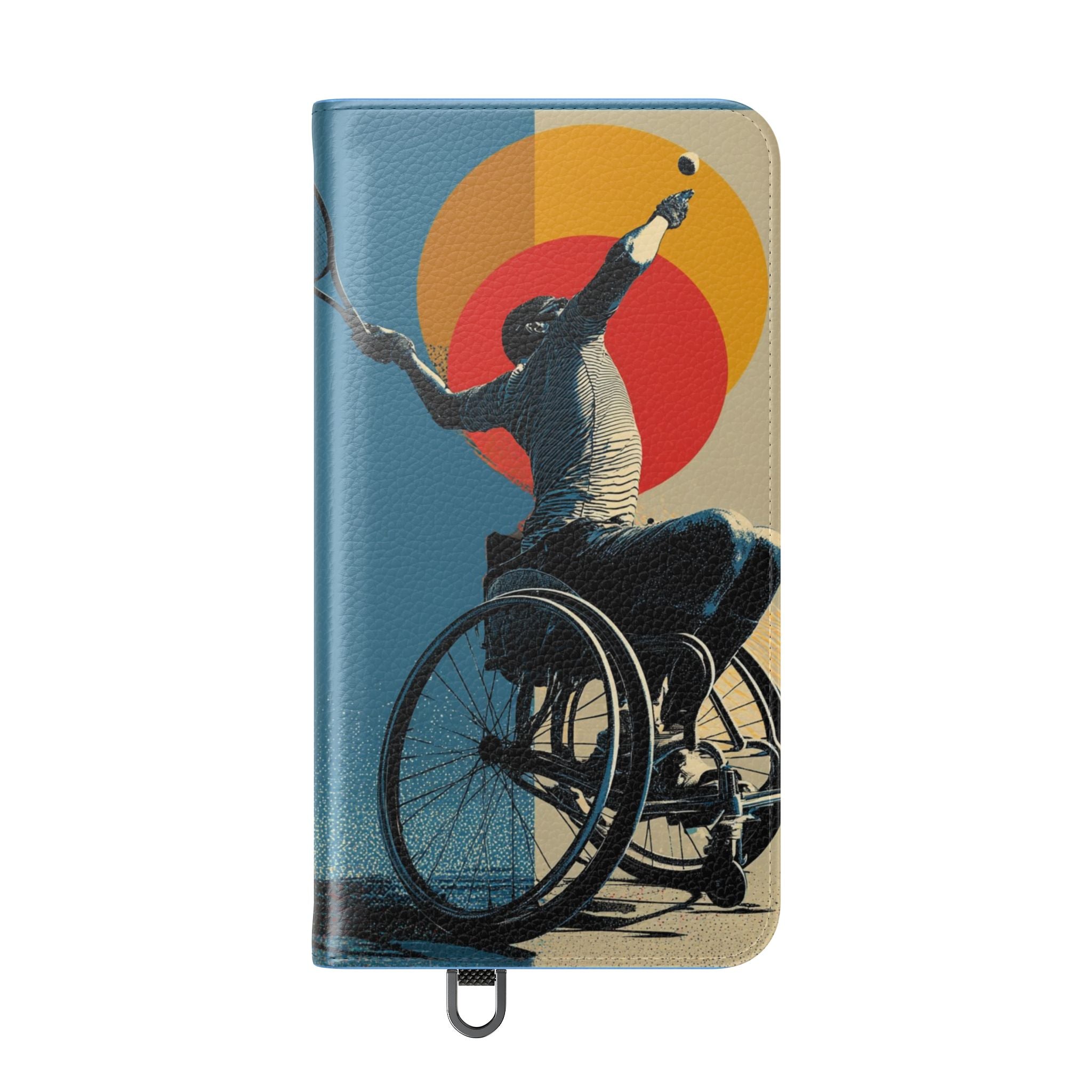 Sporty Flip Case for Athletes Tennis, Phone Wallet Cover, Stylish Mobile Case, Perfect Gift for Sports Fans, Functional Design