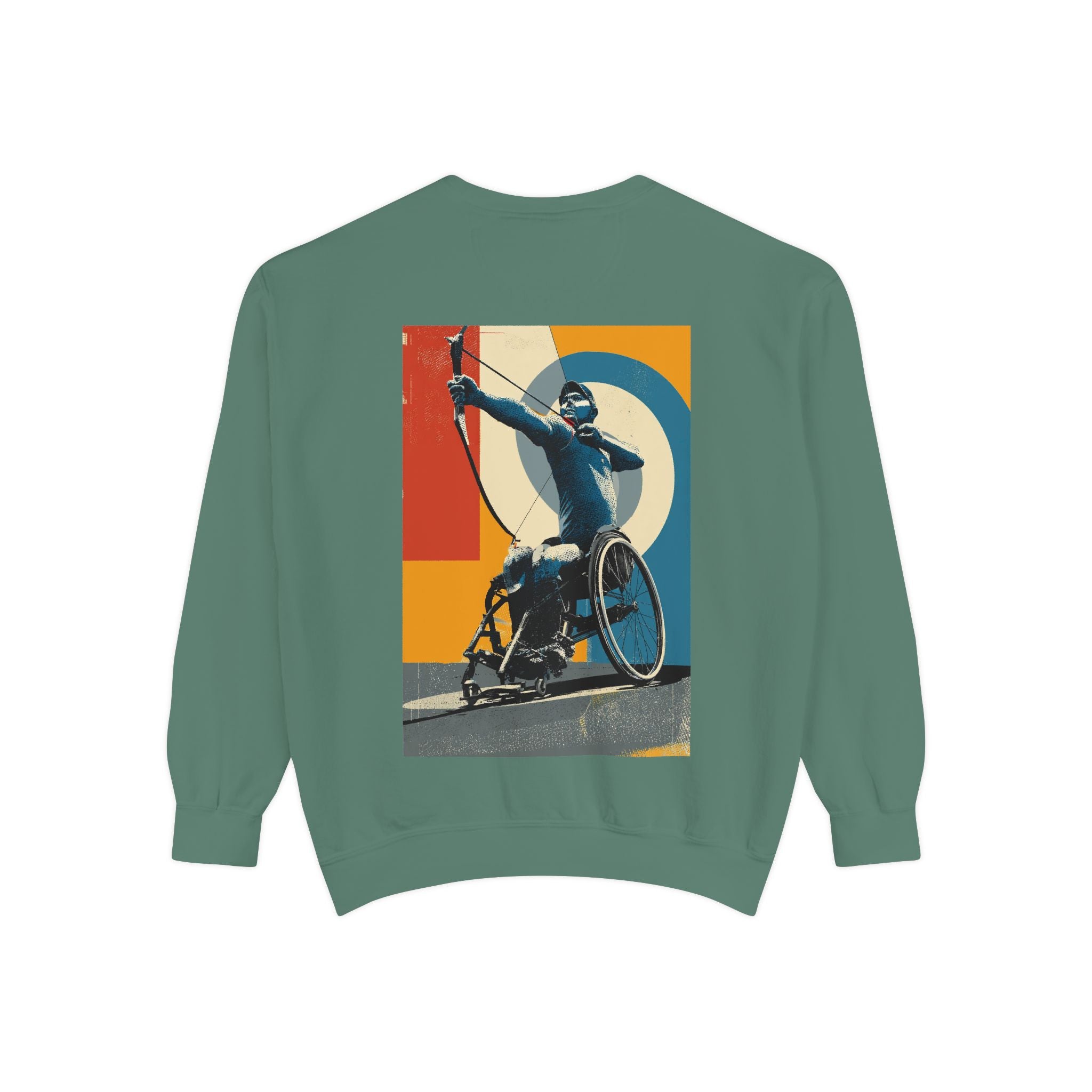 Inspirational Unisex Sweatshirt - Motivational Sports Archery Design | Perfect for Coaches, Athletes, Gifts, Casual Wear, and Events
