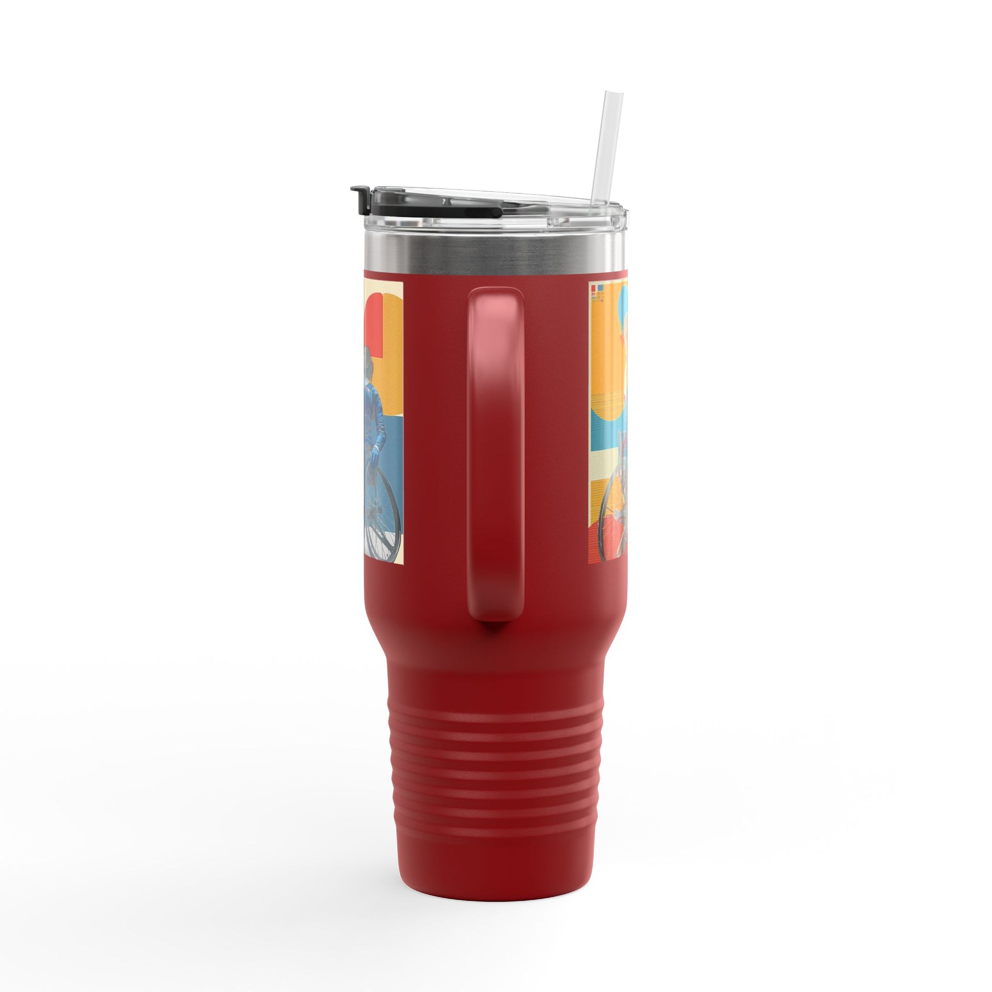 Vibrant Insulated Travel Mug, 40oz | Stylish Drinkware for Outdoor Adventures, Sports, Travel, Gifts