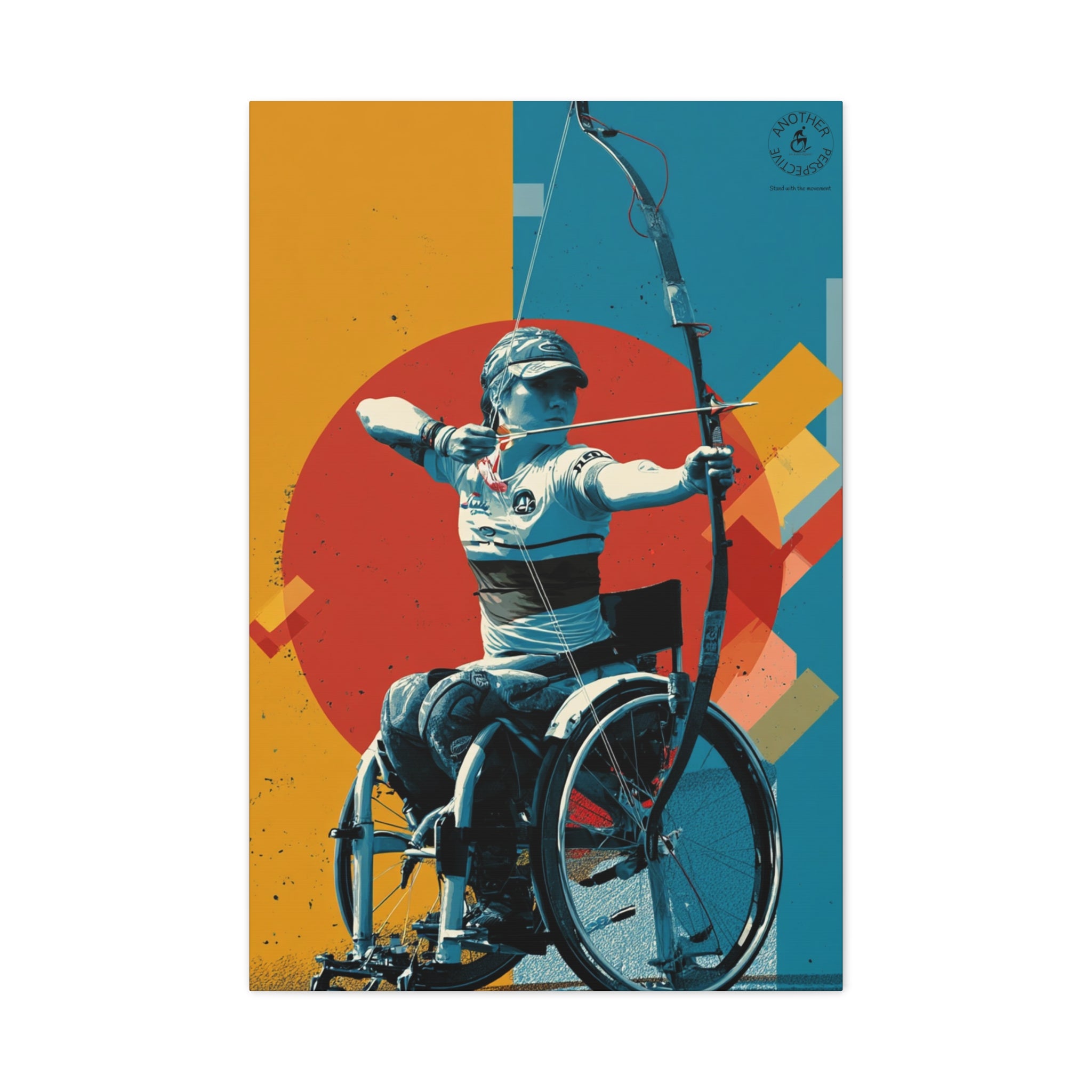 Empowering Wheelchair Archery Canvas Art, Inspirational Wall Decor, Motivational Home Decor, Unique Gift for Sports Enthusiasts, [...]