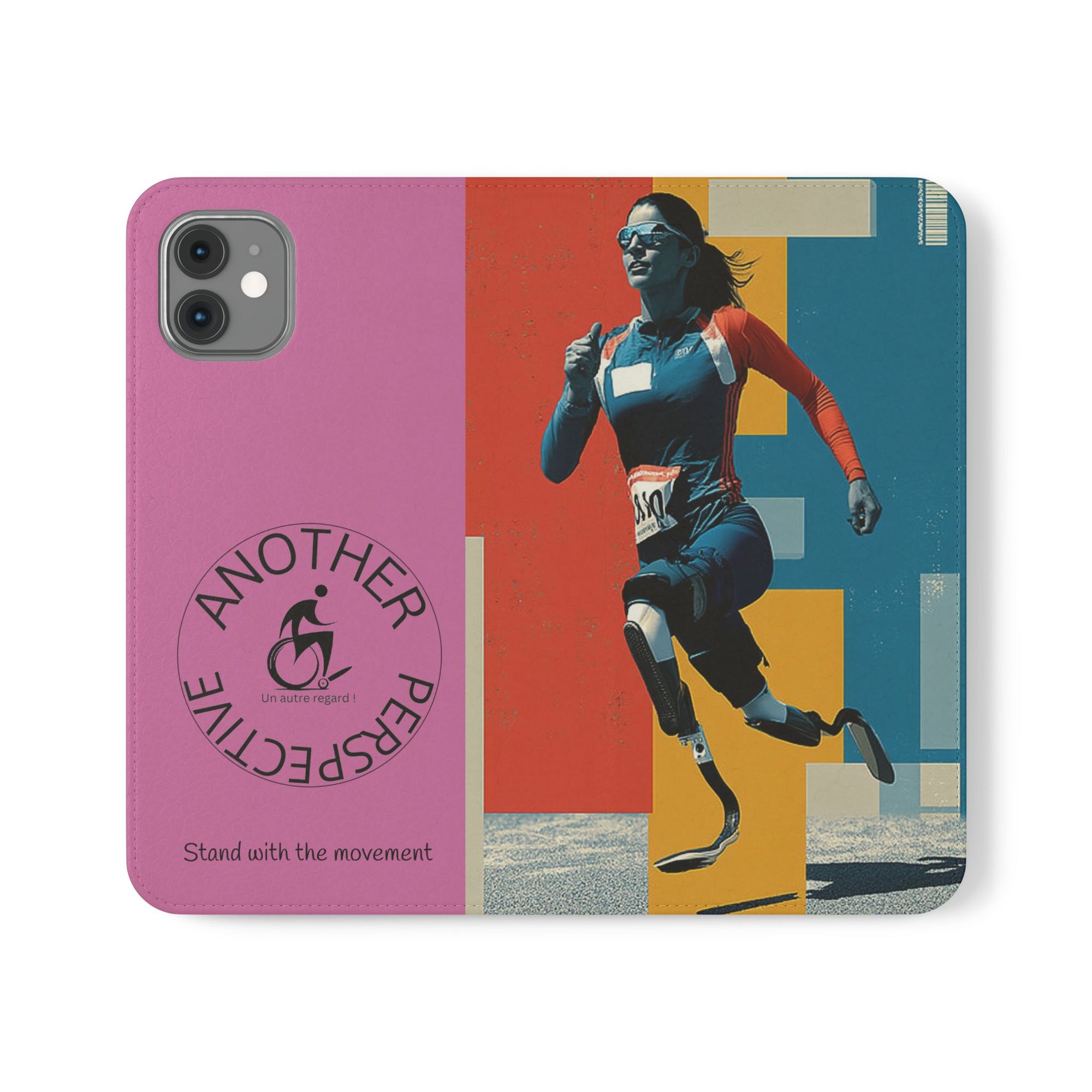 Empowering Flip Cases for Smartphones Course| Stand with the Movement, Stylish Phone Cover, Unique Gift, Inclusive Design, Support Accessibility
