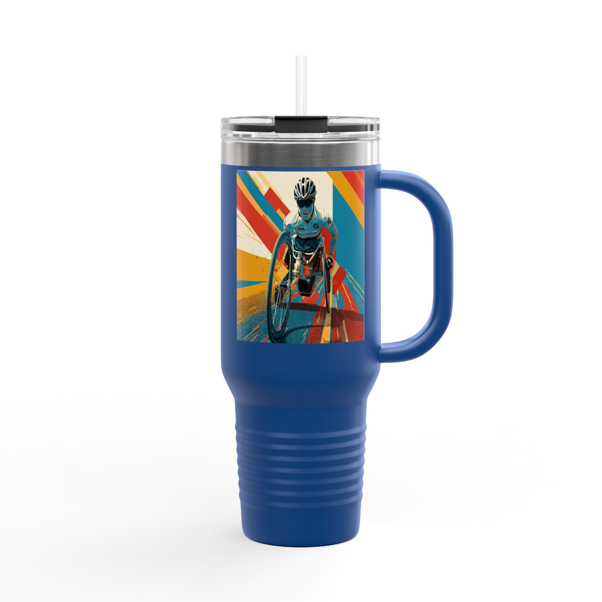 Vibrant Insulated Travel Mug, 40oz | Stylish Drinkware for Outdoor Adventures, Sports, Travel, Gifts