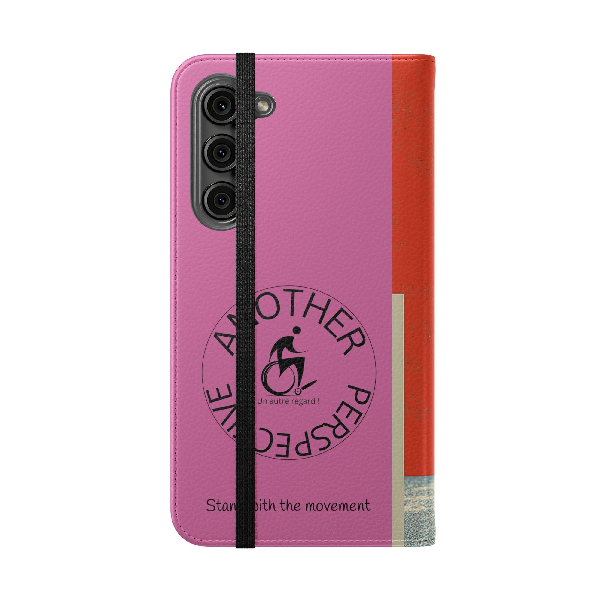 Empowering Flip Cases for Smartphones Course| Stand with the Movement, Stylish Phone Cover, Unique Gift, Inclusive Design, Support Accessibility