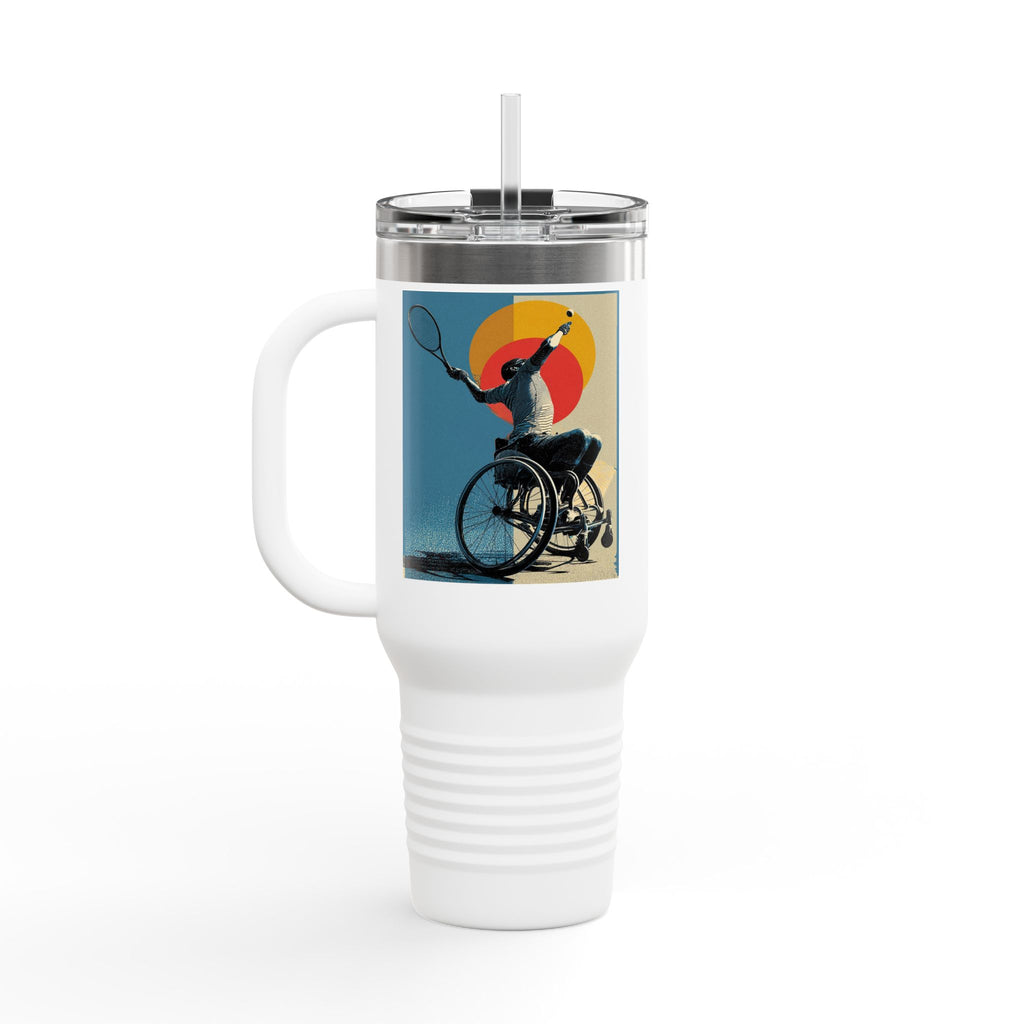 Vibrant Insulated Travel Mug, 40oz | Stylish Drinkware for Outdoor Adventures, Sports, Travel, Gifts