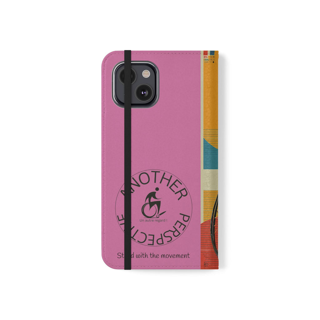 Sporty Flip Case for Wheelchair Basket Athletes, Phone Cover, Active Lifestyle Accessory, Gift for Sports Lovers, Personalized Case