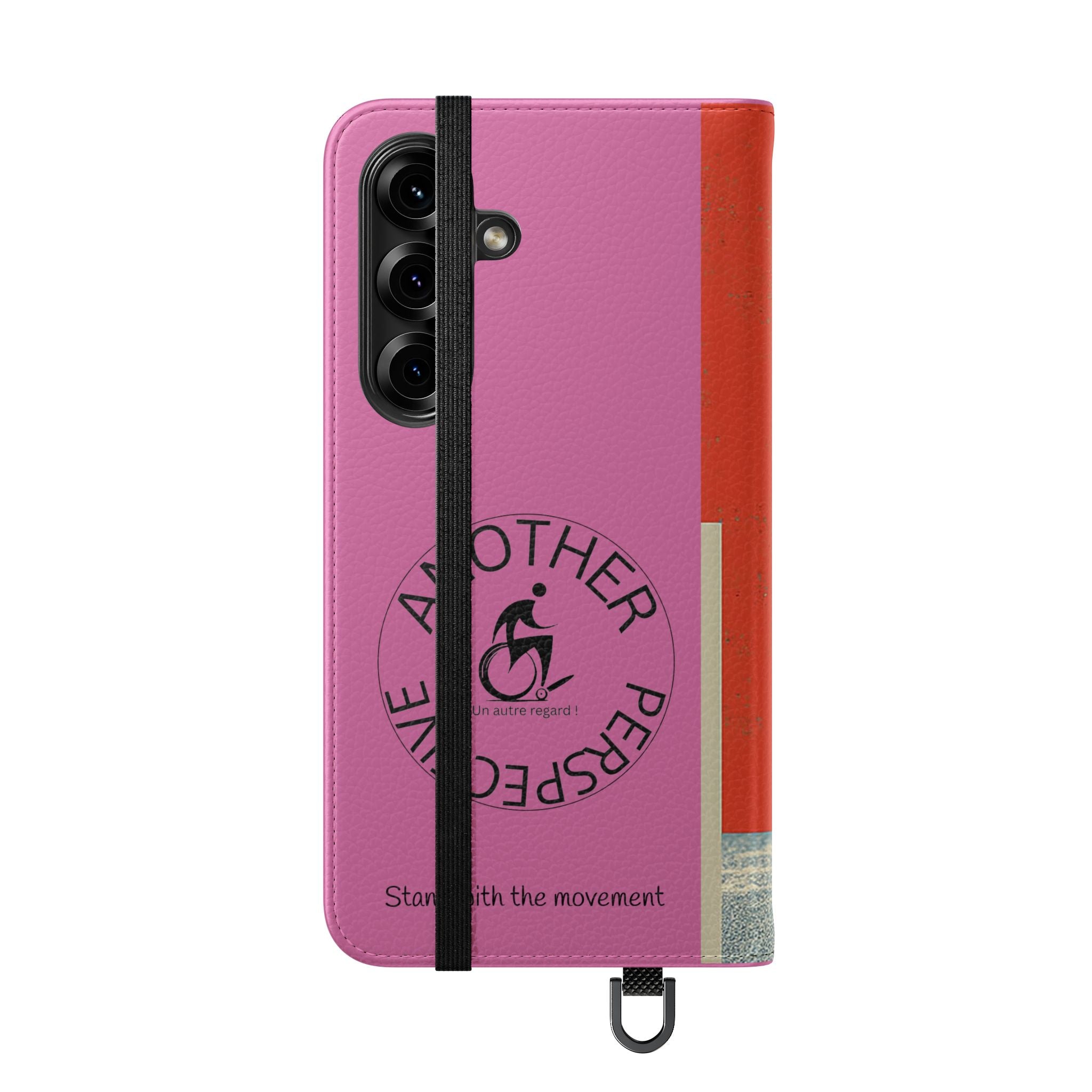 Empowering Flip Cases for Smartphones Course| Stand with the Movement, Stylish Phone Cover, Unique Gift, Inclusive Design, Support Accessibility