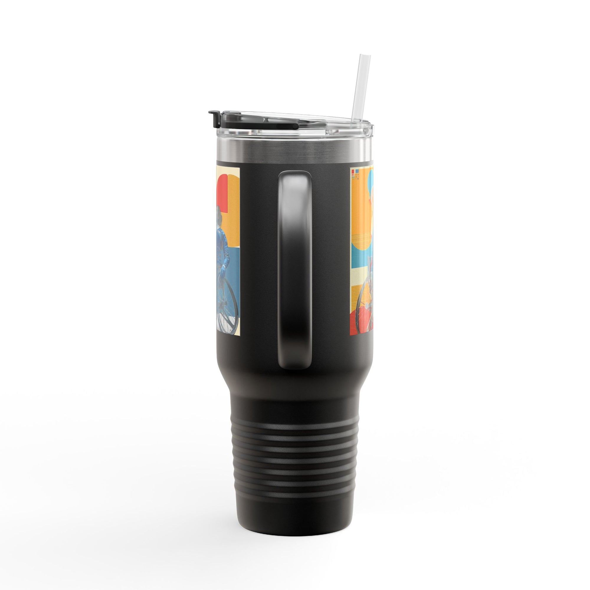 Vibrant Insulated Travel Mug, 40oz | Stylish Drinkware for Outdoor Adventures, Sports, Travel, Gifts