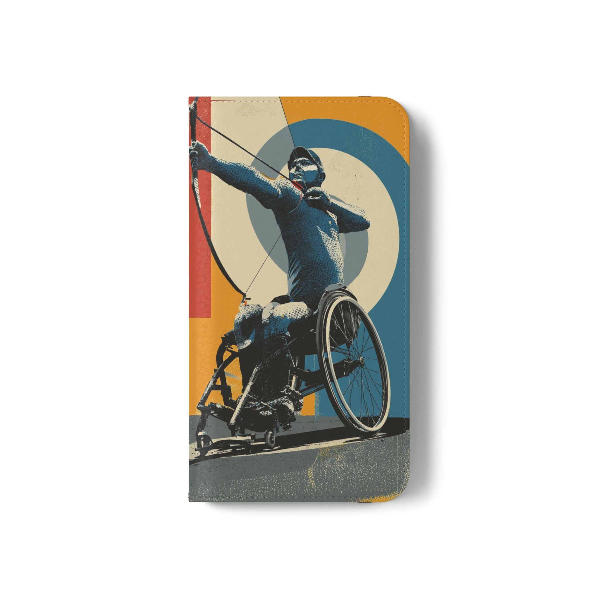 Sporty Flip Case for Athletes Archery, Phone Wallet Cover, Stylish Mobile Case, Perfect Gift for Sports Fans, Functional Design