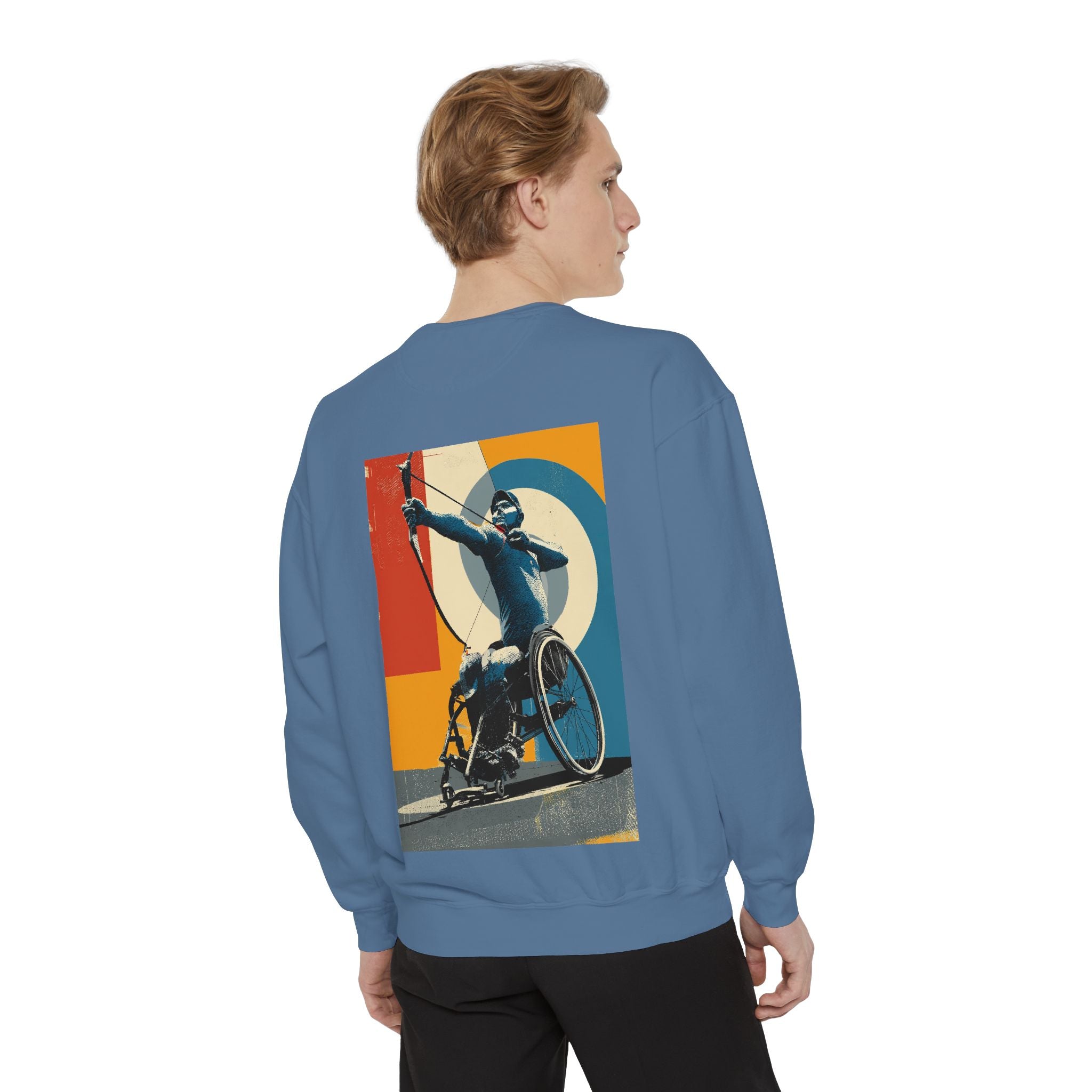 Inspirational Unisex Sweatshirt - Motivational Sports Archery Design | Perfect for Coaches, Athletes, Gifts, Casual Wear, and Events