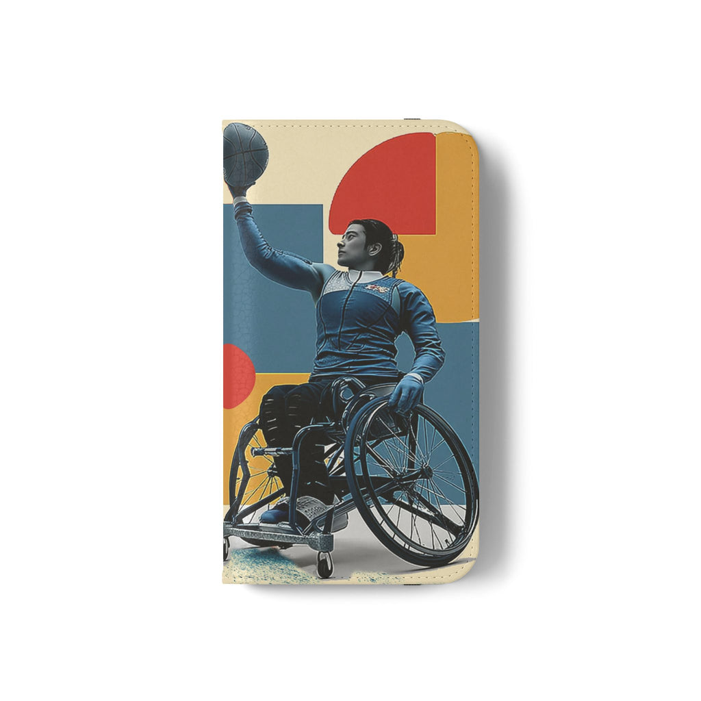 Adaptive Flip Cases for Empowerment, Wheelchair Basketball, Disability Awareness, Inspirational Gifts, Supportive Accessories