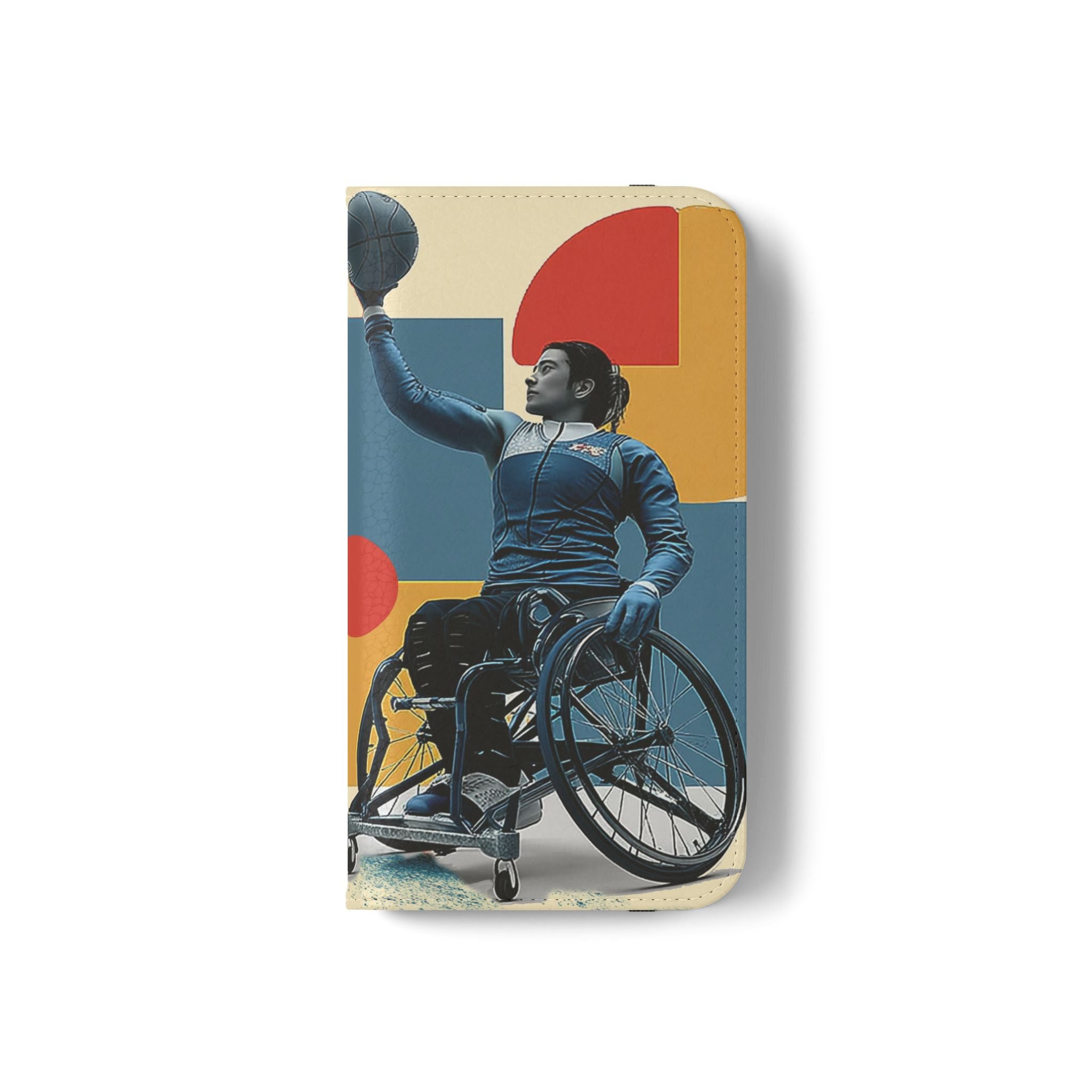 Adaptive Flip Cases for Empowerment, Wheelchair Basketball, Disability Awareness, Inspirational Gifts, Supportive Accessories