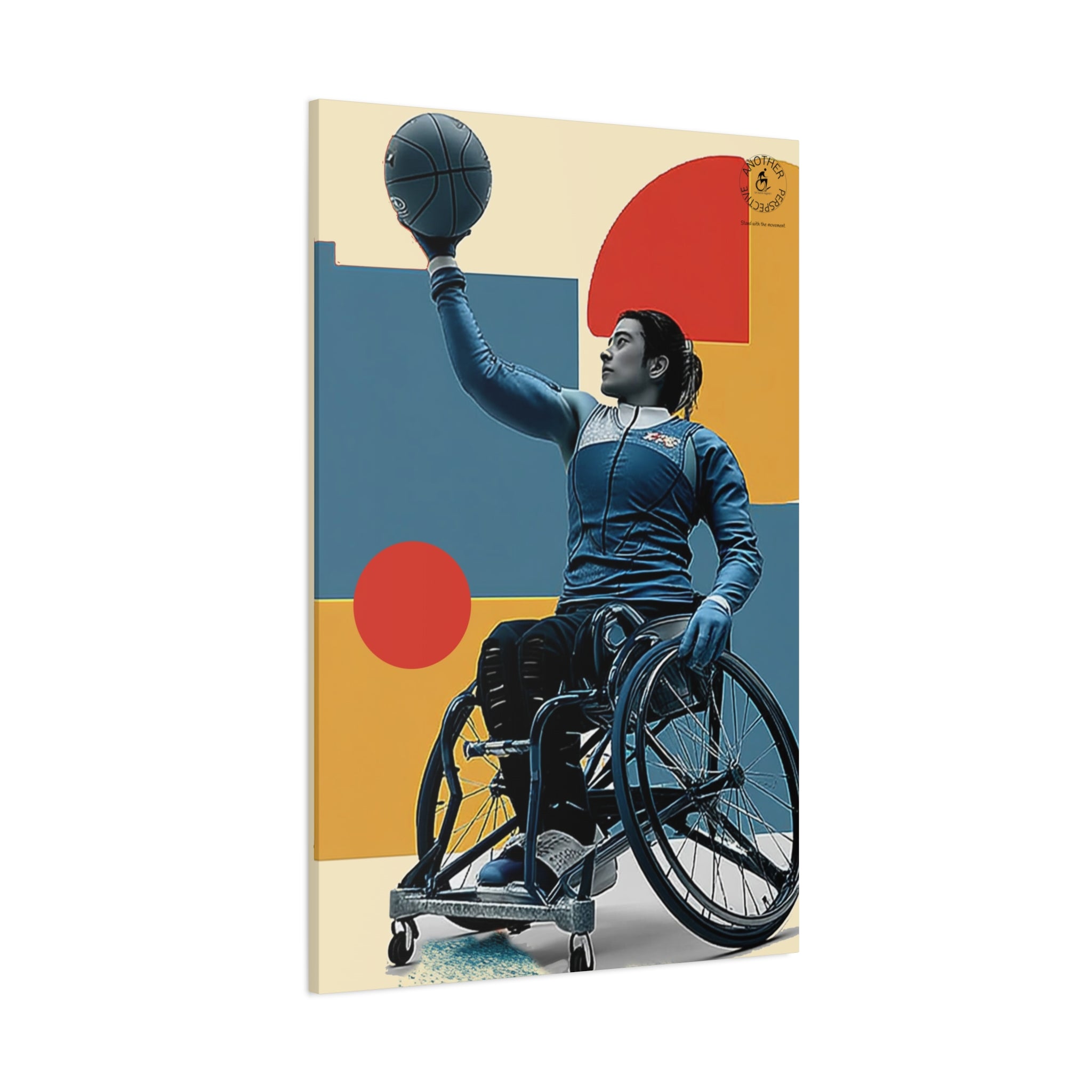 Empowering Wheelchair Basket Canvas Art, Inspirational Wall Decor, Motivational Home Decor, Unique Gift for Sports Enthusiasts, [...]