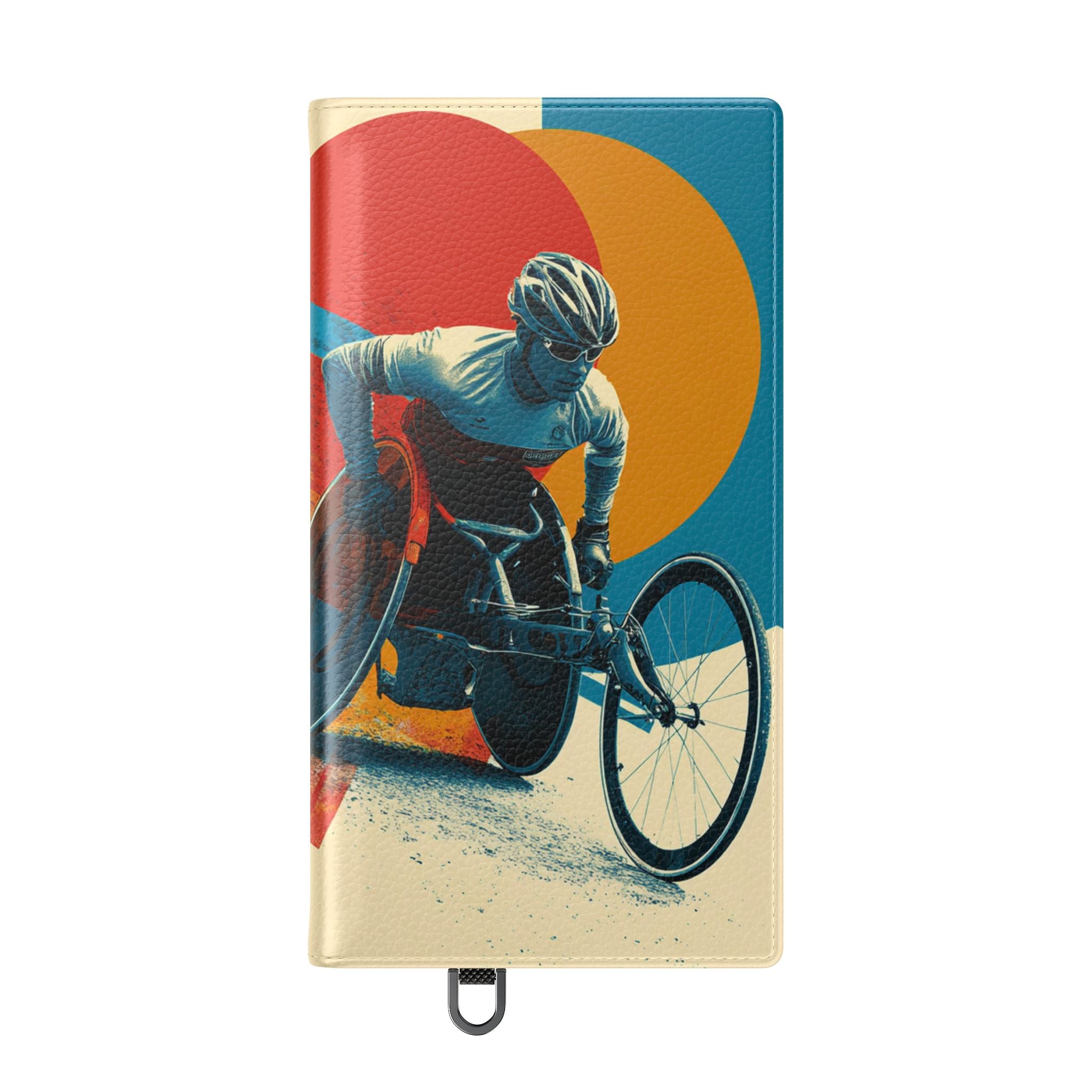 Mobility Advocate Flip Case for Phone Wheelchair, Supportive Gift for Activists, Stylish Wallet Phone Case, Perfect for Everyday Use