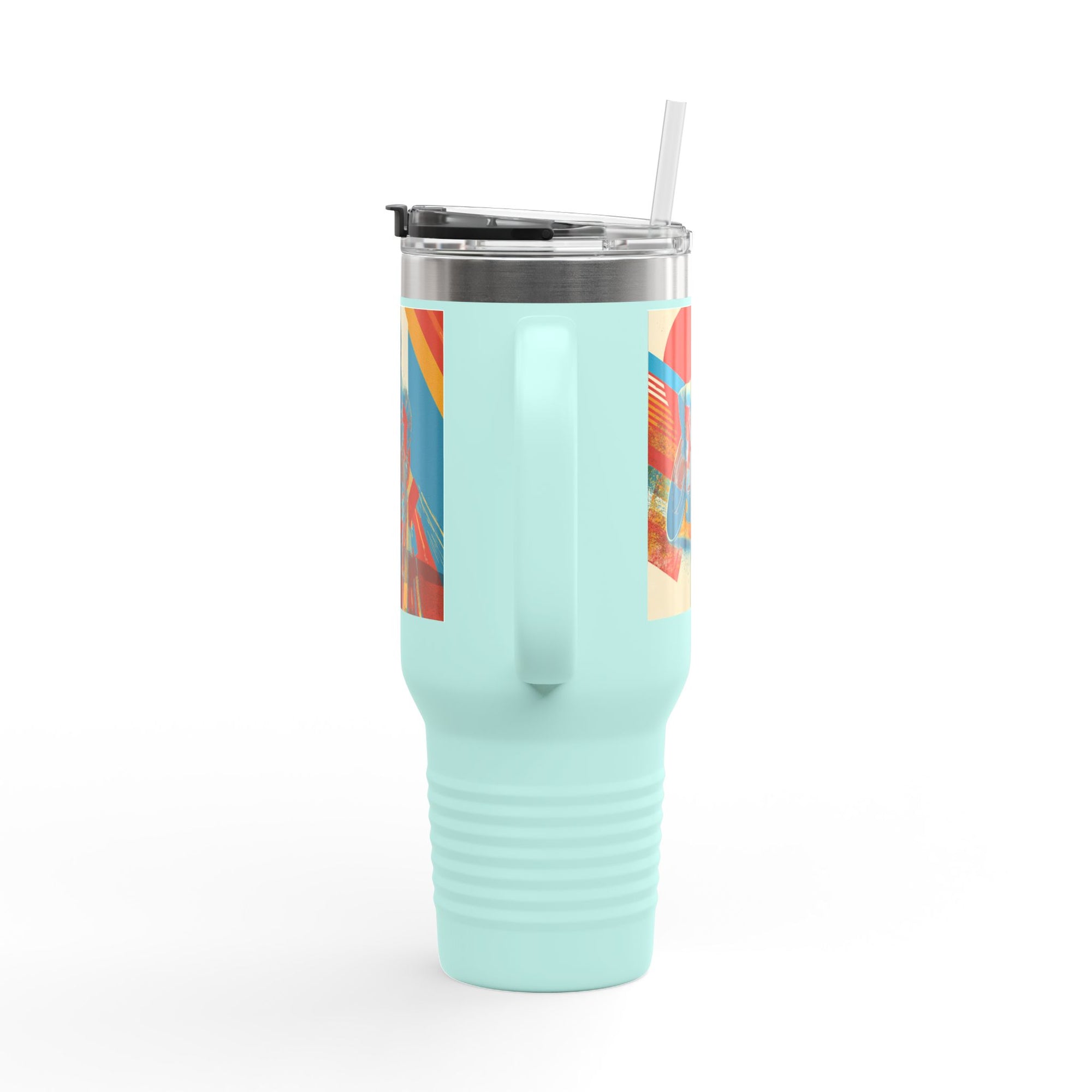 Vibrant Insulated Travel Mug, 40oz | Stylish Drinkware for Outdoor Adventures, Sports, Travel, Gifts