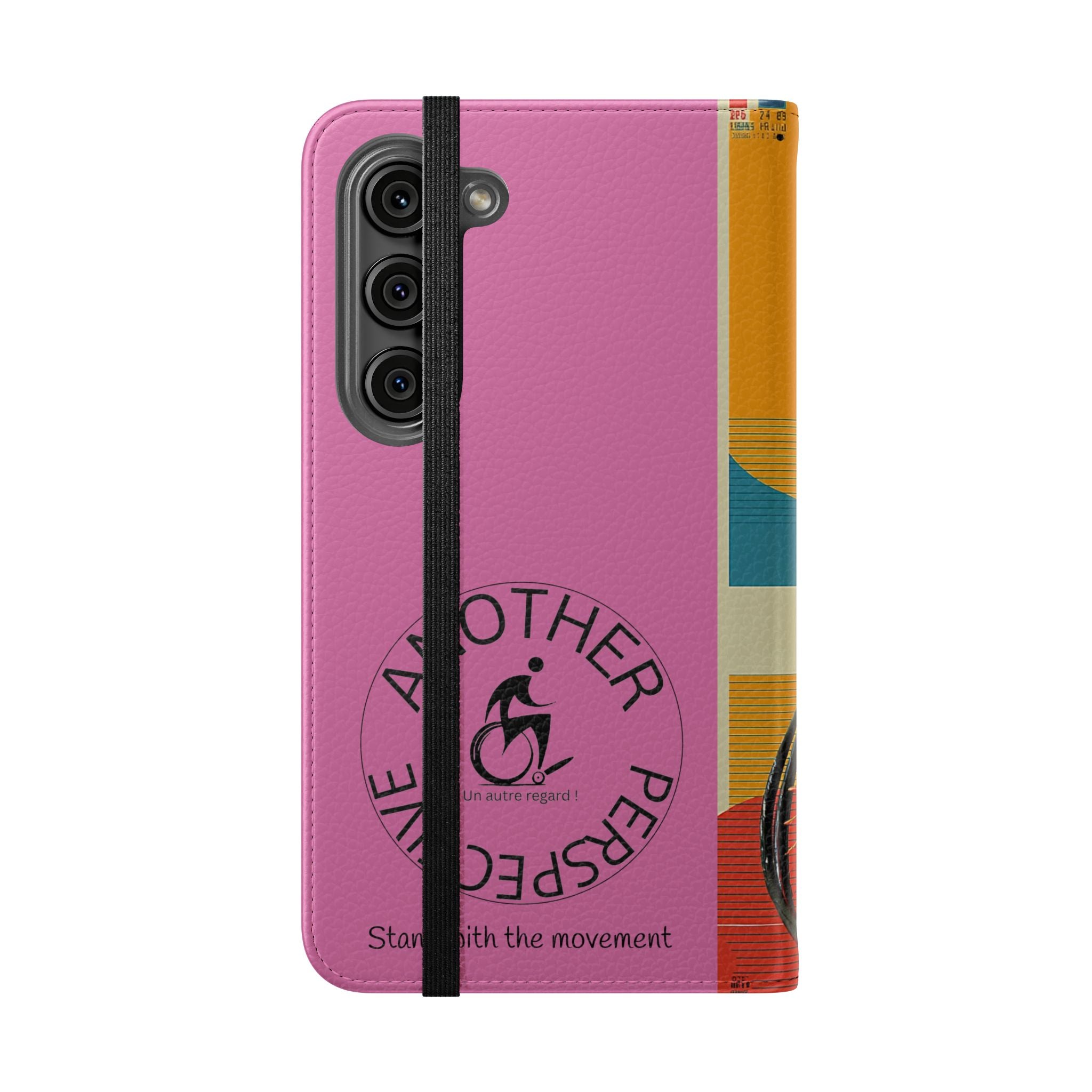 Sporty Flip Case for Wheelchair Basket Athletes, Phone Cover, Active Lifestyle Accessory, Gift for Sports Lovers, Personalized Case