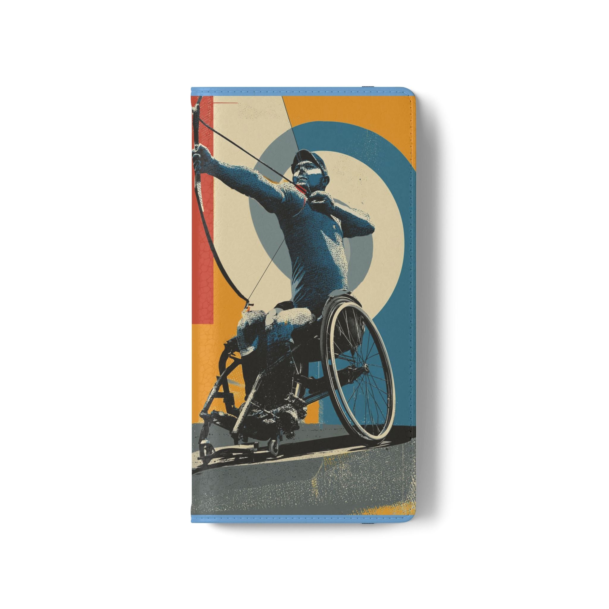 Sporty Flip Case for Athletes Archery, Phone Wallet Cover, Stylish Mobile Case, Perfect Gift for Sports Fans, Functional Design