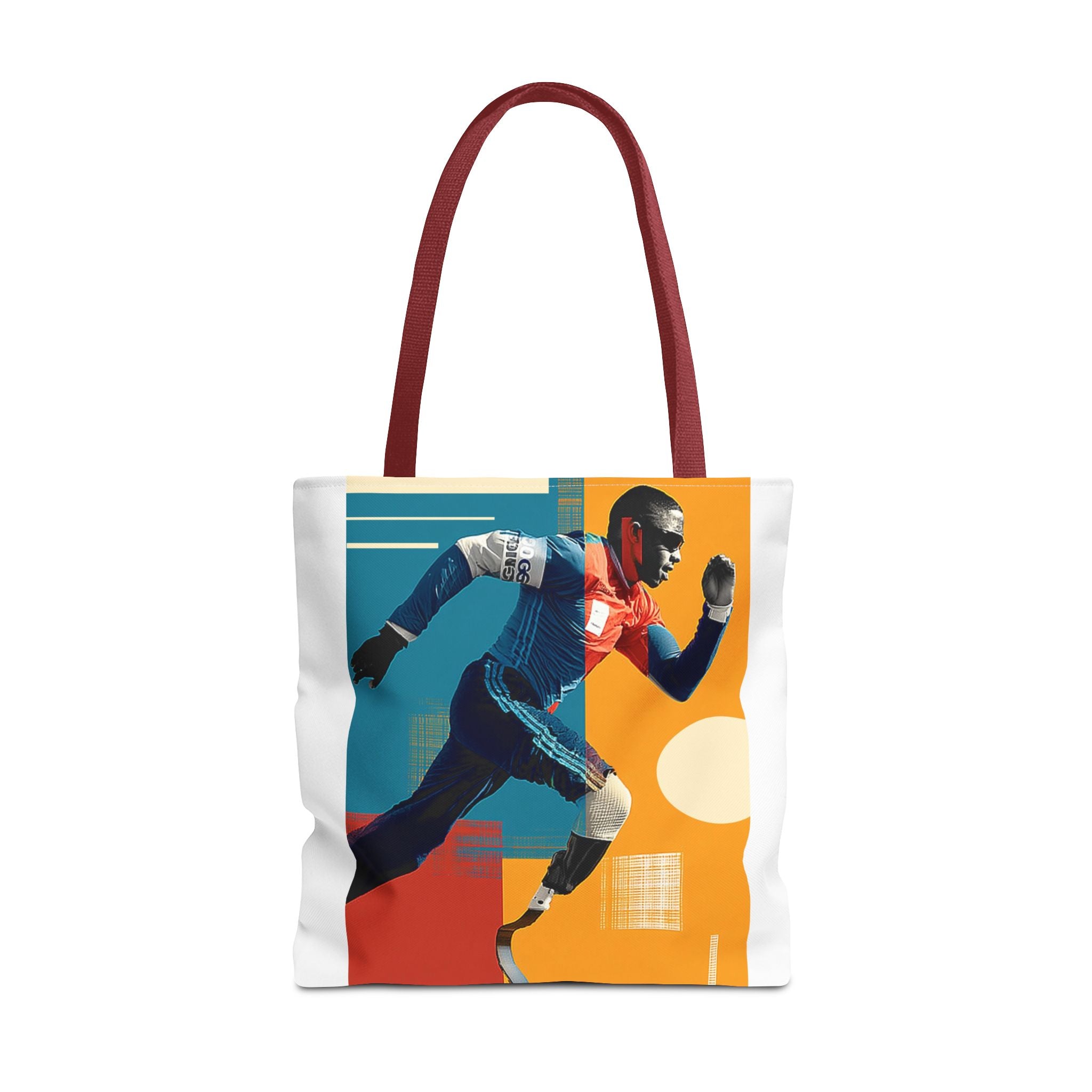 Inspirational Course Sports Tote Bag | Motivational Gym Bag, Everyday Use, Eco-Friendly Gift, Unique Sporty Design