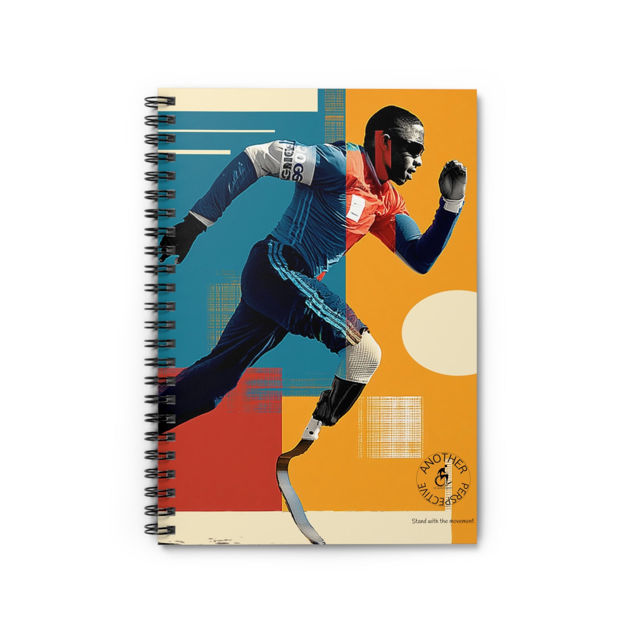 Inspirational Spiral Notebook Course- Empowering Artwork, Ideal for Goal-Setting, Journaling, Gifts for Athletes, Rehab Tools, Women's Empowerment
