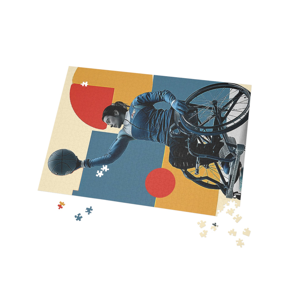 Interactive Basket Enthusiast Puzzle,  500-1000-Piece Jigsaw, Perfect for Gifts, Family Time, Home Decor, Cycling Theme