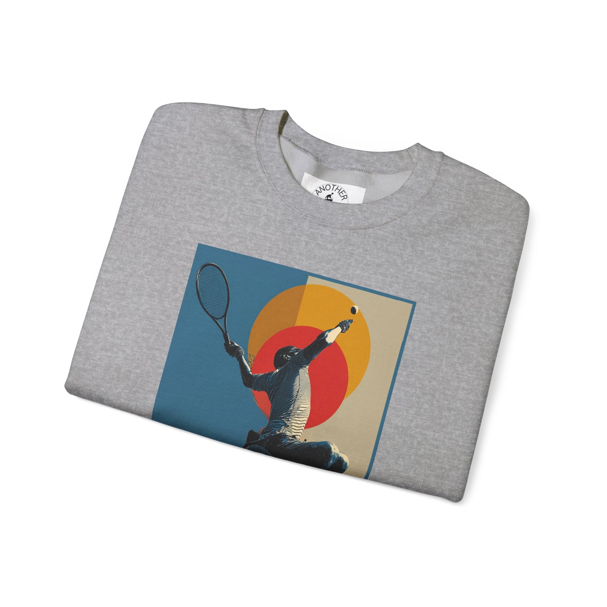 Inclusive WheelChair Tennis Sports Themed Sweatshirt for Empowerment, Unisex Heavy Blend Crewneck, Inspirational Gift for Activists