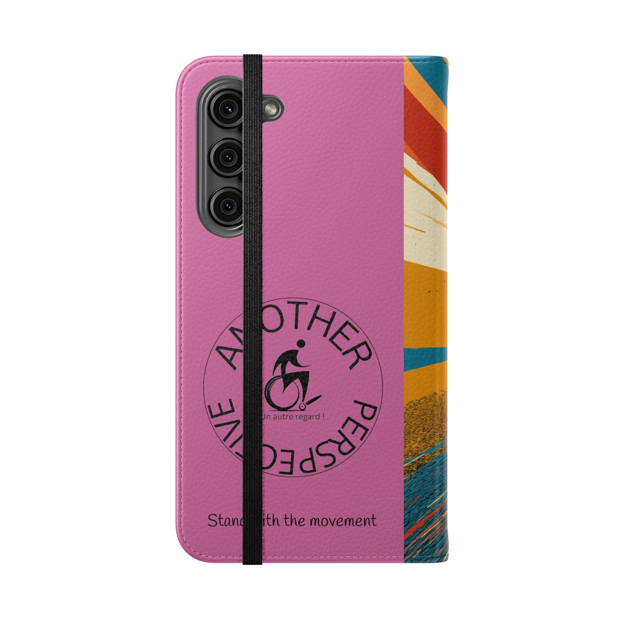Inclusive Flip Cases for All Wheelchair, Phone Wallet, Strong & Stylish, Stand with the Movement, Perfect Gift, Everyday Use
