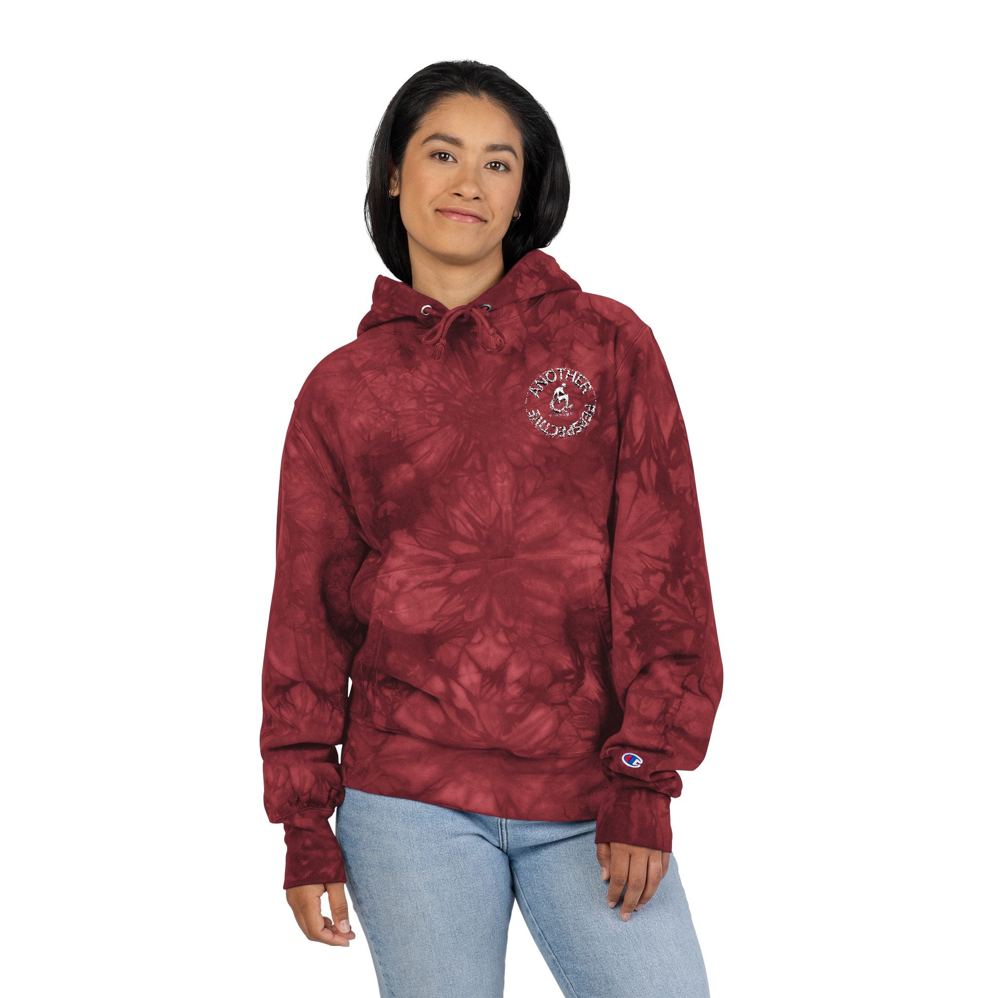 Unisex Tie-Dye Hoodie with Embroidery, Cozy Casual Wear, Perfect for Gifting, Trendy Hoodie, Everyday Style
