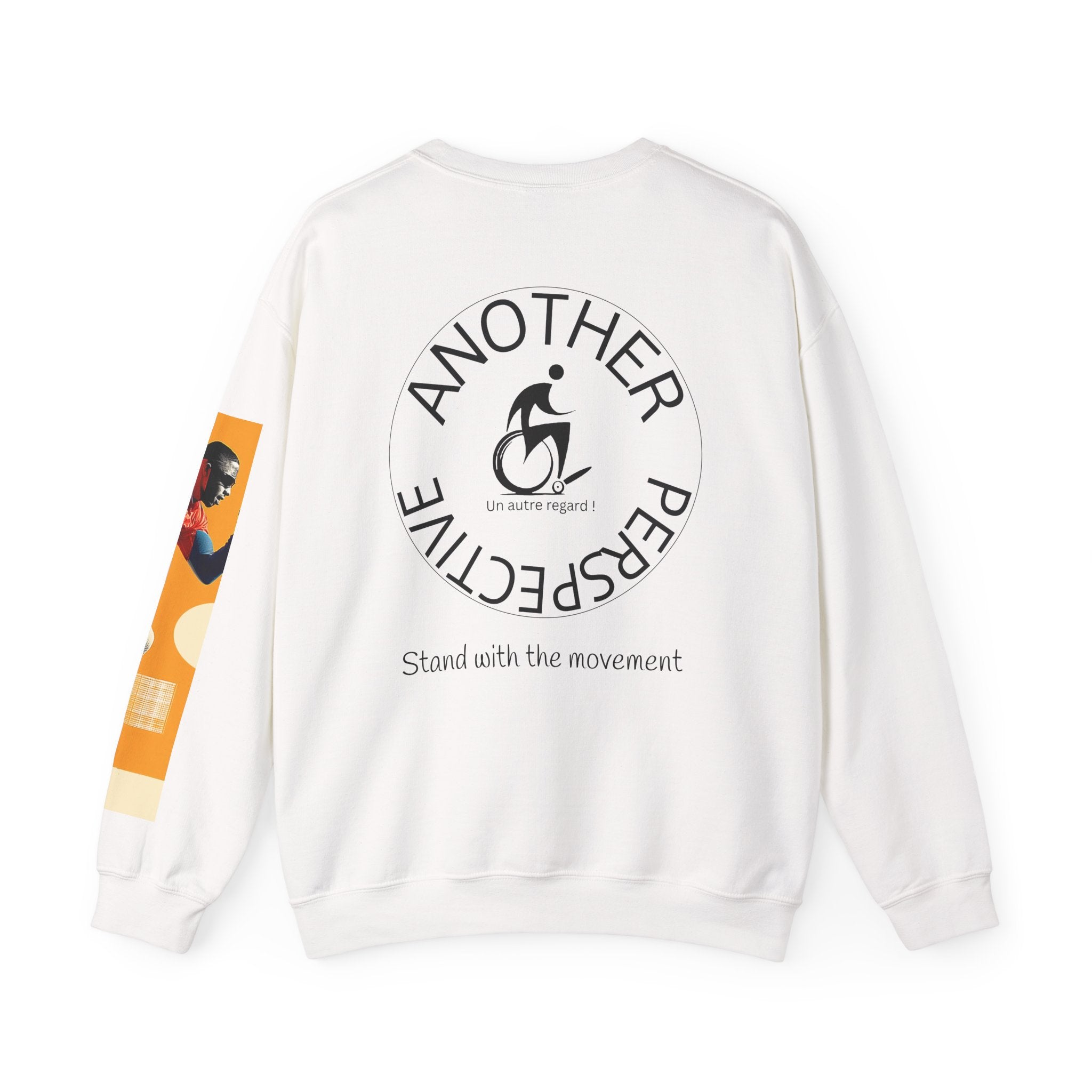 Inclusive Course Sports Themed Sweatshirt for Empowerment, Unisex Heavy Blend Crewneck, Inspirational Gift for Activists