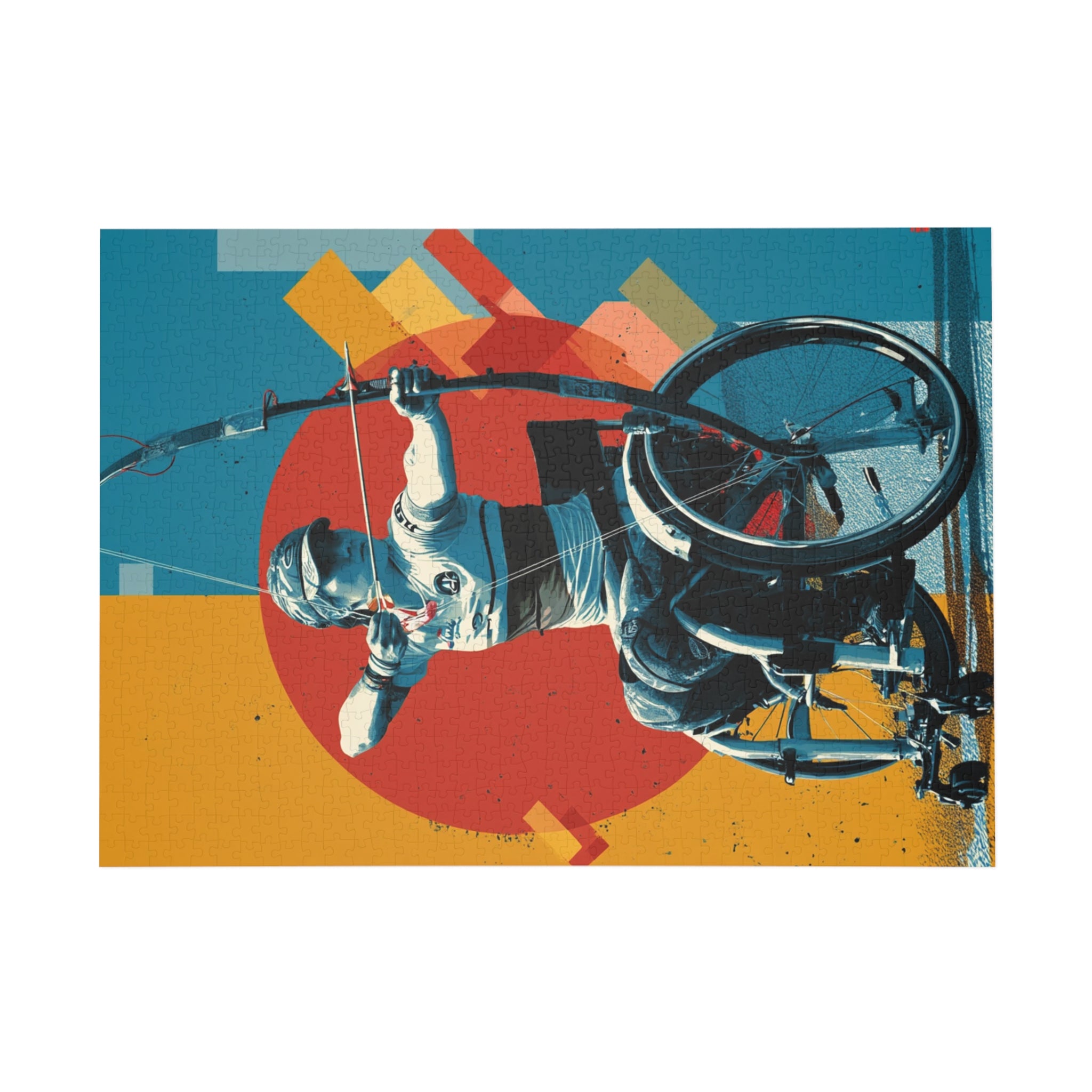Interactive Archery Enthusiast Puzzle,  500-1000-Piece Jigsaw, Perfect for Gifts, Family Time, Home Decor, Cycling Theme