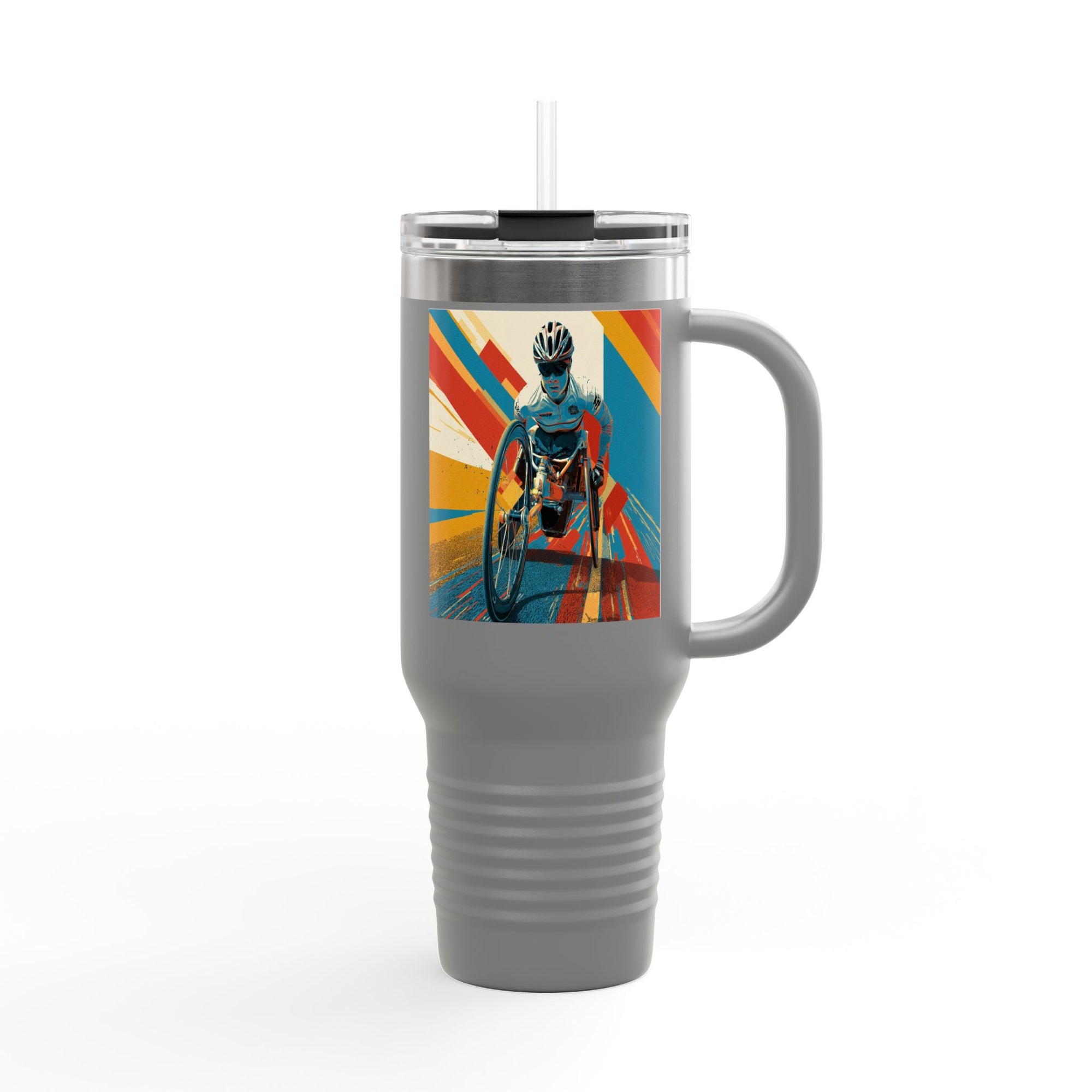 Vibrant Insulated Travel Mug, 40oz | Stylish Drinkware for Outdoor Adventures, Sports, Travel, Gifts