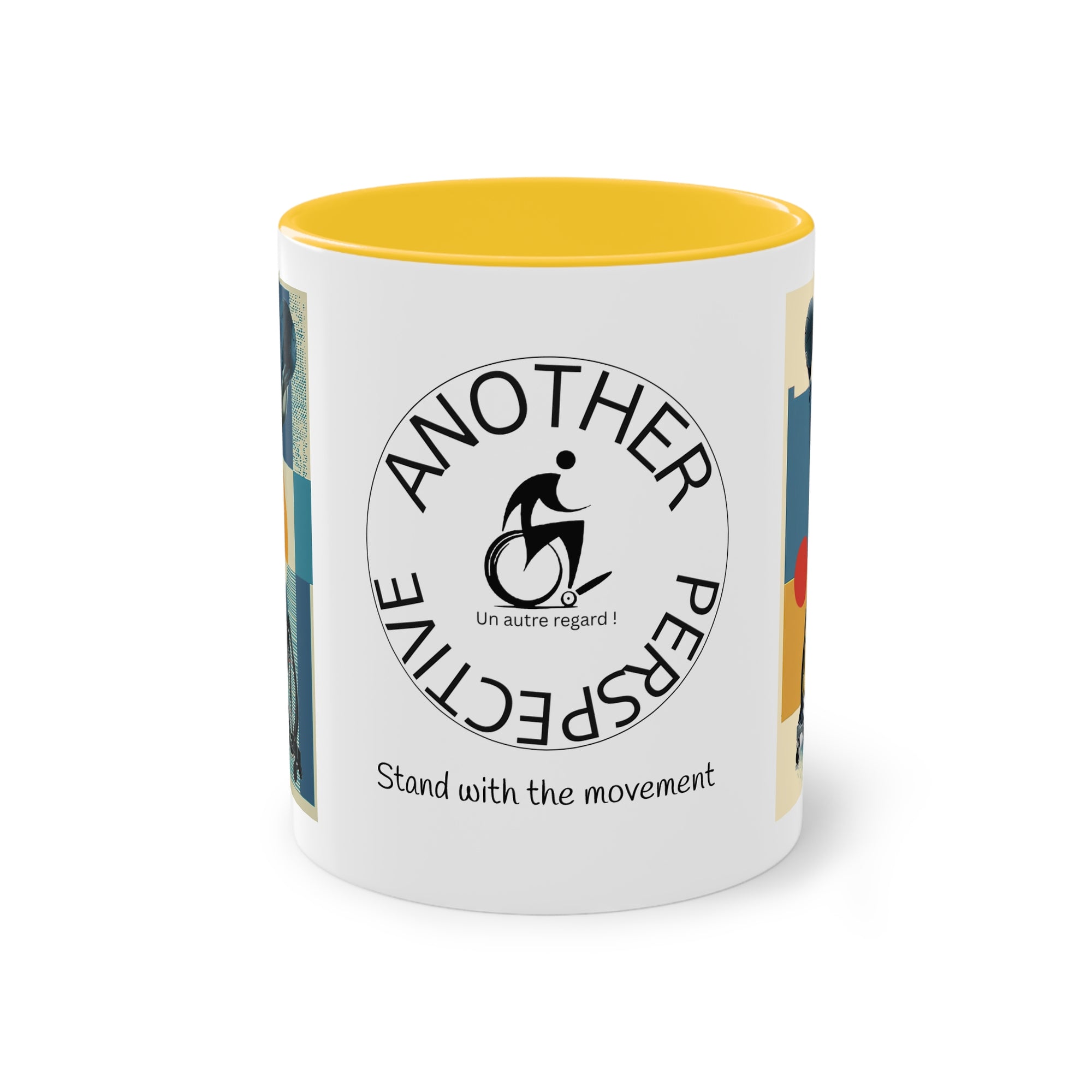 Dynamic Two-Tone Coffee Mug Basket,  Ideal Gift for Athletes, Motivational Morning Caffeine Boost, Sports Lover Cup