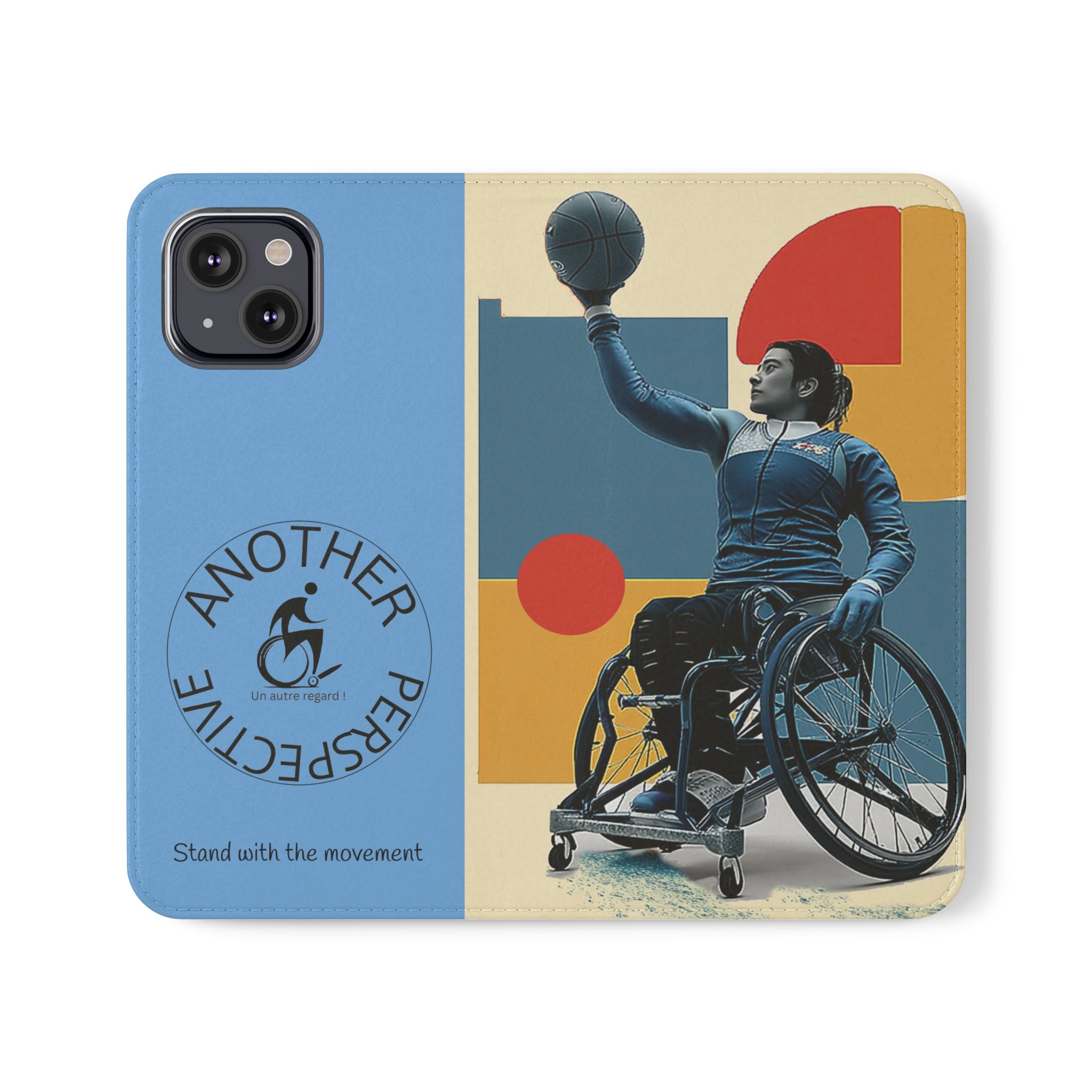 Adaptive Flip Cases for Empowerment, Wheelchair Basketball, Disability Awareness, Inspirational Gifts, Supportive Accessories