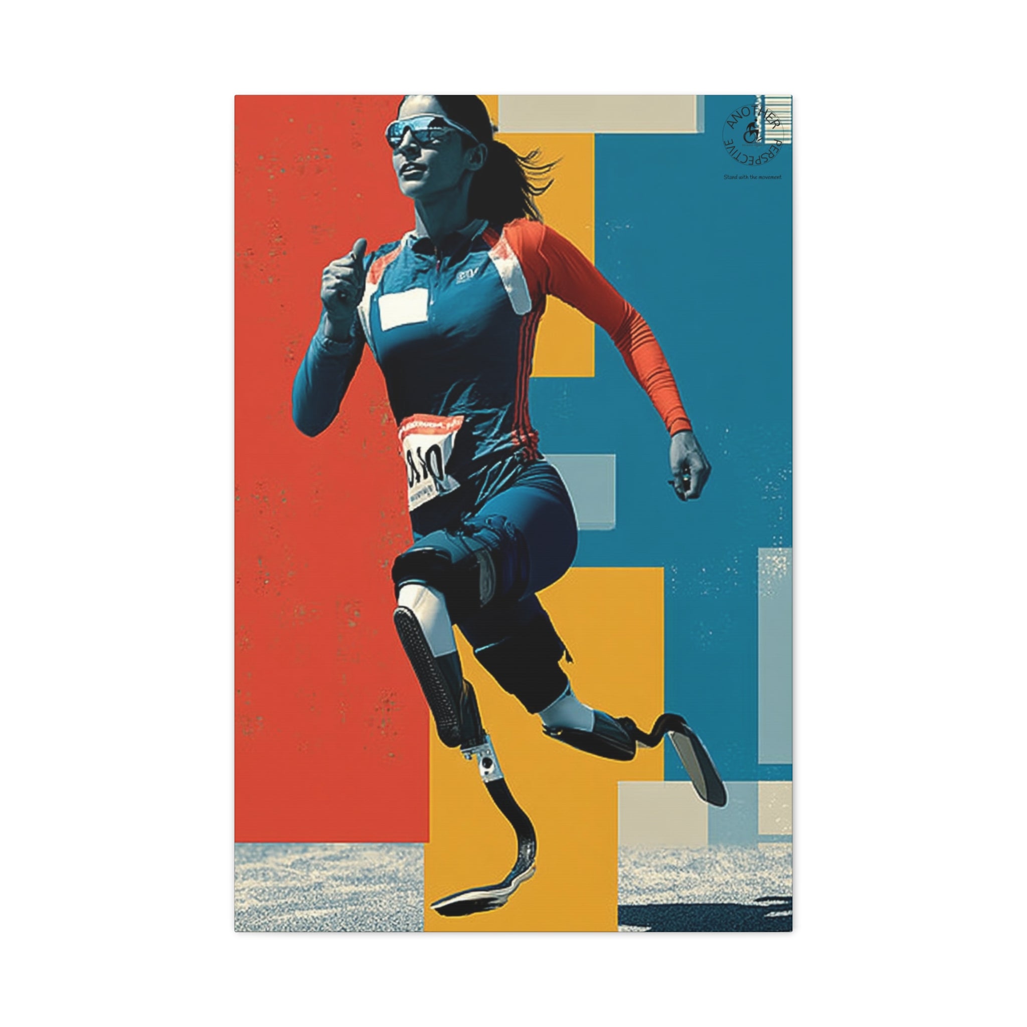 Empowering  Athlete Course Canvas Art, Inspirational Wall Decor, Motivational Home Decor, Unique Gift for Sports Enthusiasts, [...]