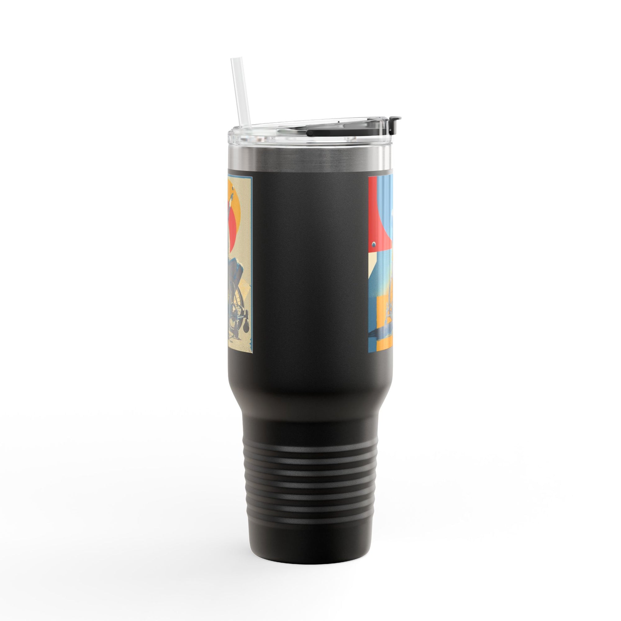 Vibrant Insulated Travel Mug, 40oz | Stylish Drinkware for Outdoor Adventures, Sports, Travel, Gifts