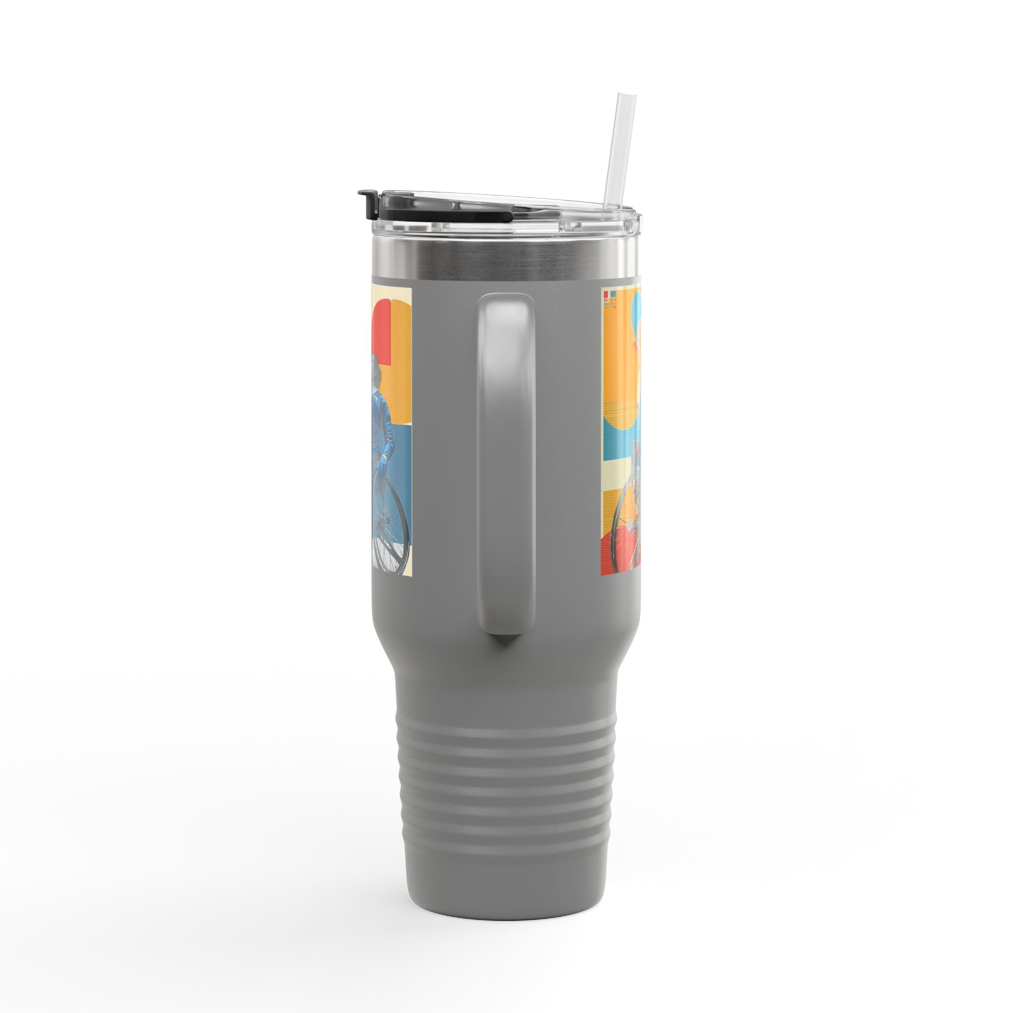 Vibrant Insulated Travel Mug, 40oz | Stylish Drinkware for Outdoor Adventures, Sports, Travel, Gifts