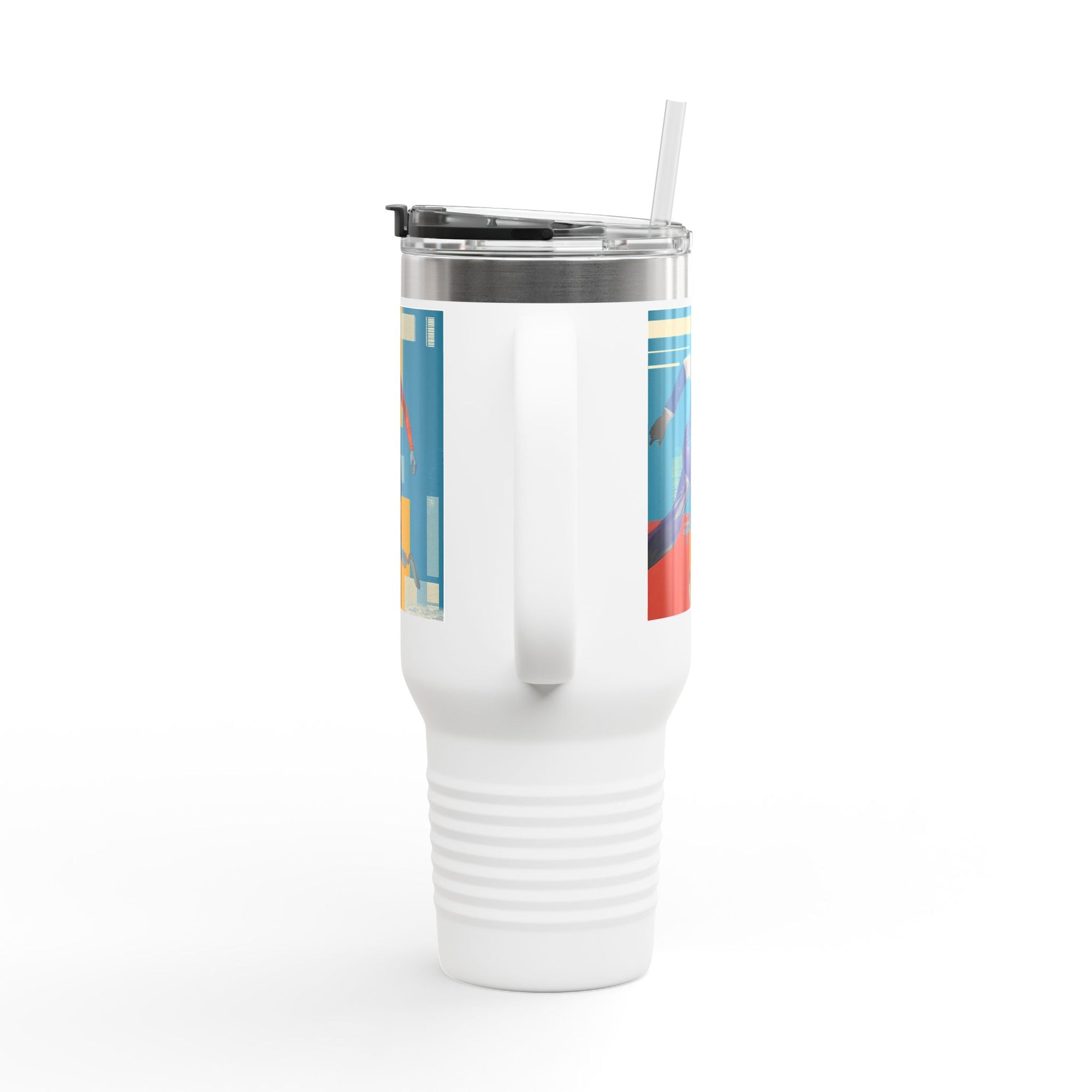 Vibrant Insulated Travel Mug, 40oz | Stylish Drinkware for Outdoor Adventures, Sports, Travel, Gifts