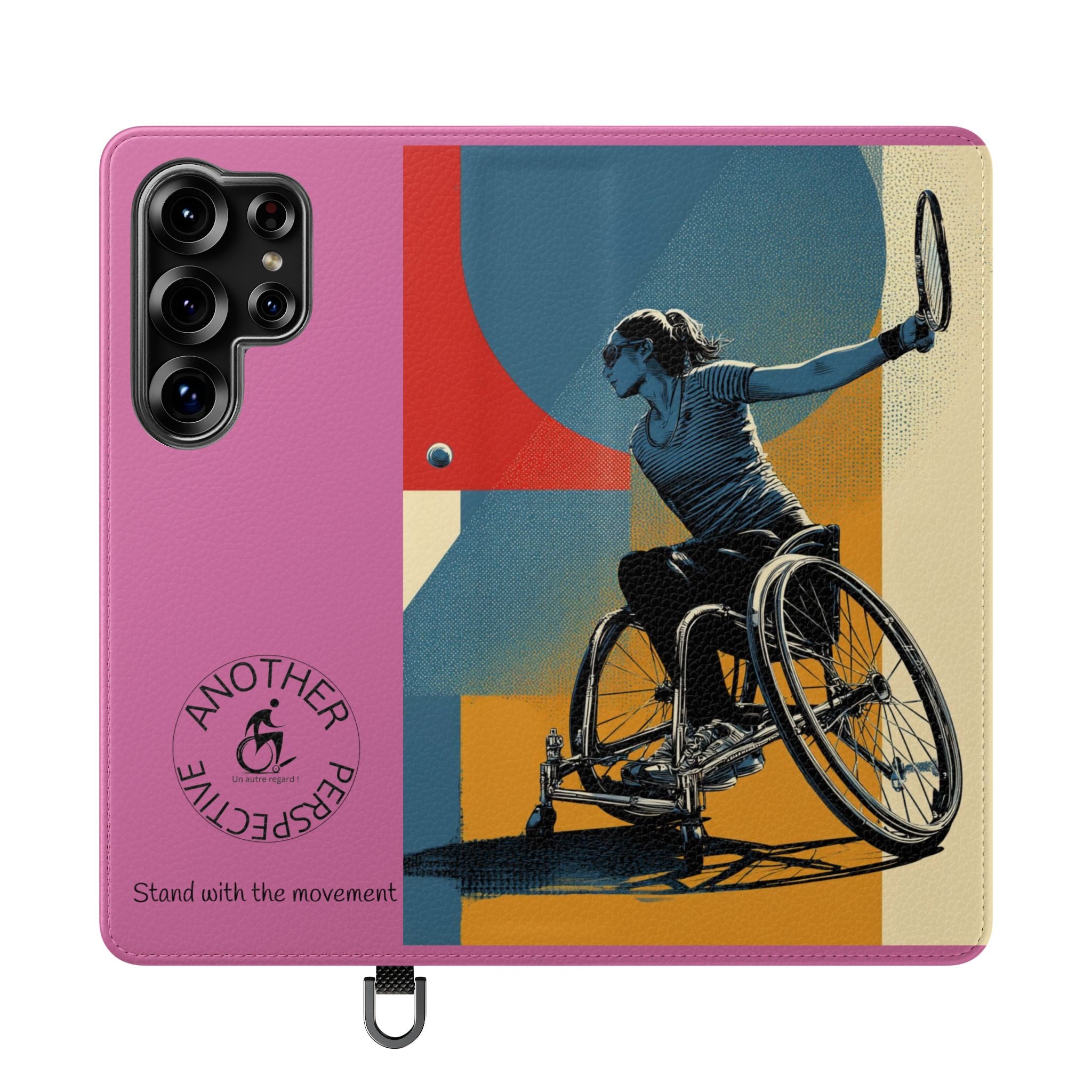 Sporty Flip Case for Athletes Tennis, Phone Wallet Cover, Stylish Mobile Case, Perfect Gift for Sports Fans, Functional Design