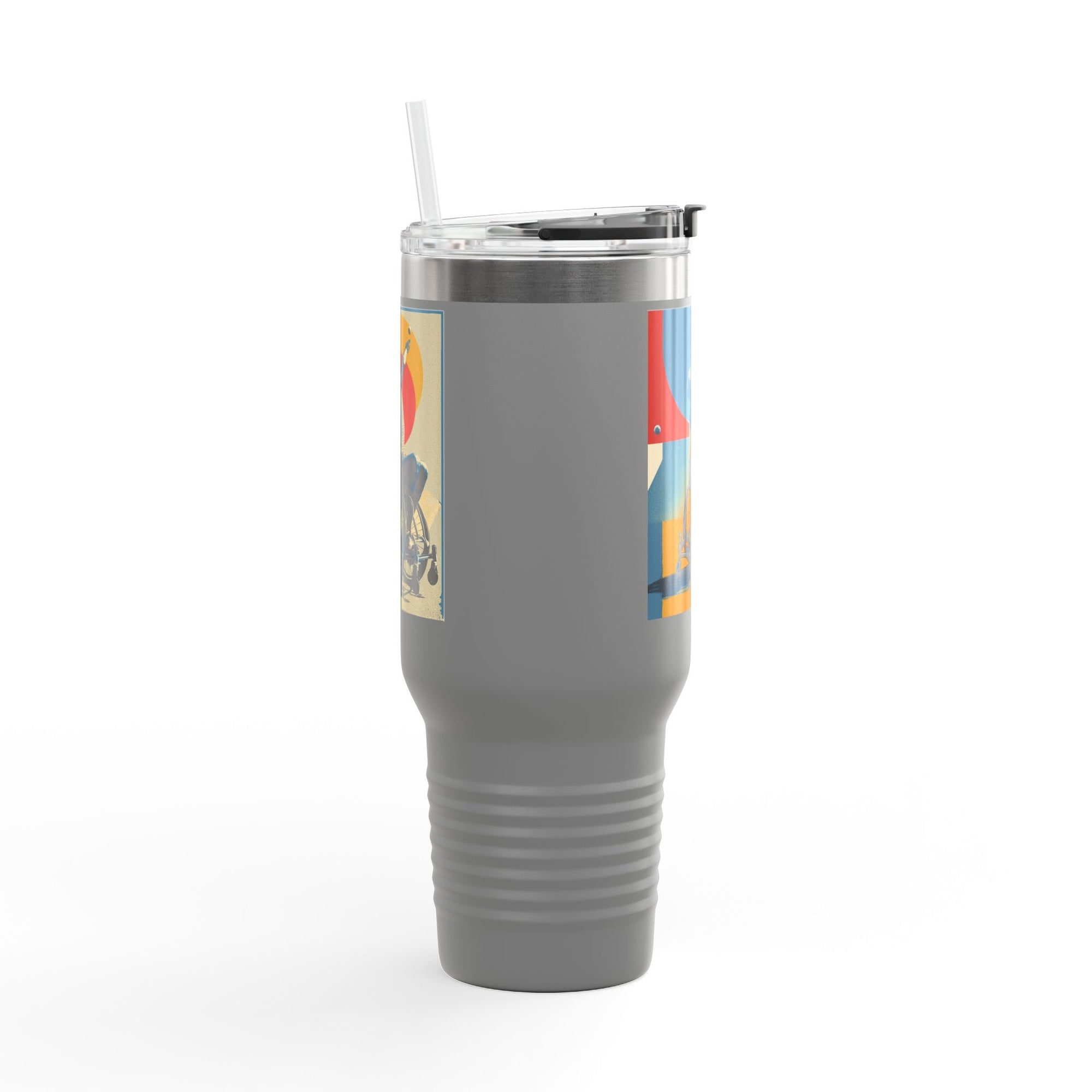 Vibrant Insulated Travel Mug, 40oz | Stylish Drinkware for Outdoor Adventures, Sports, Travel, Gifts