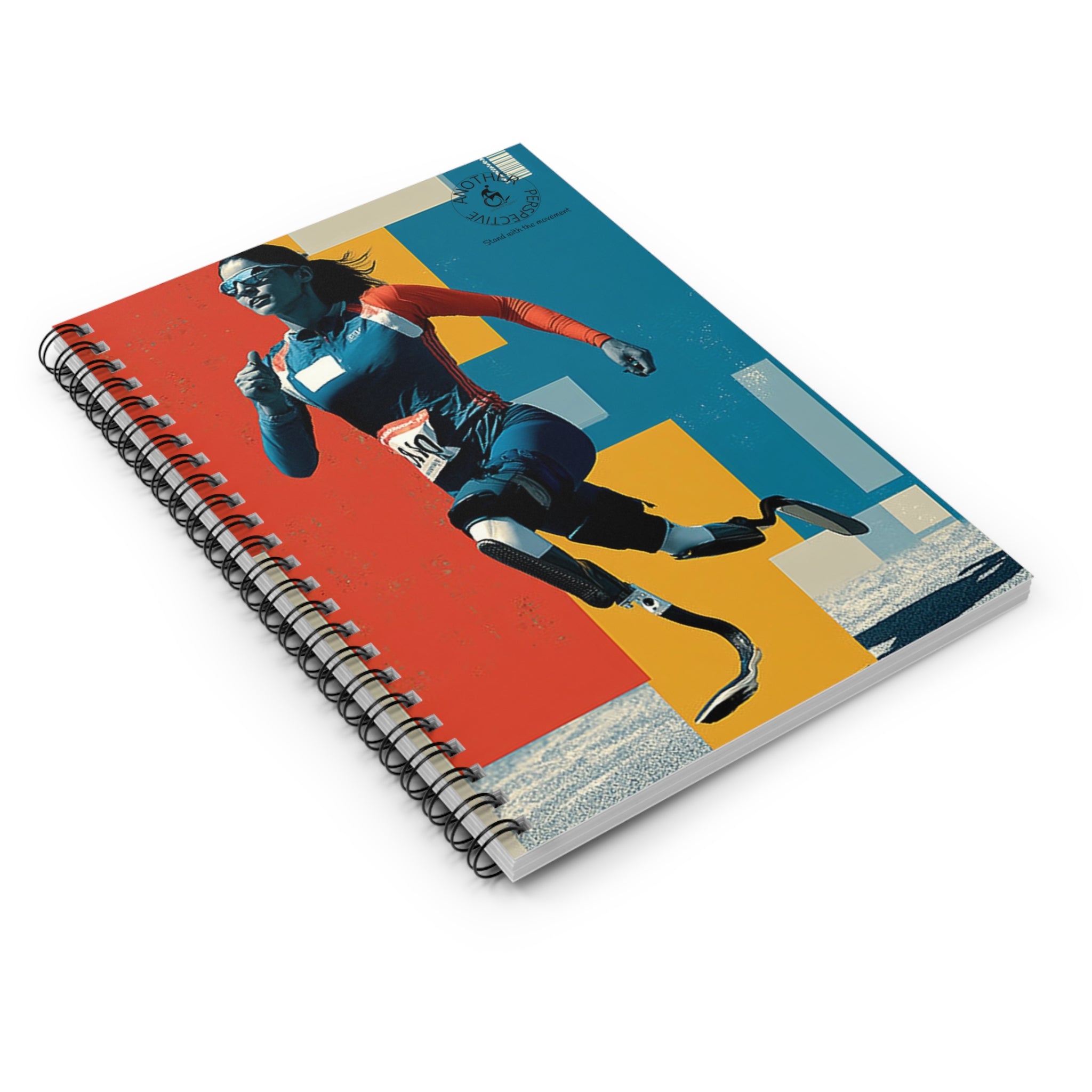 Inspirational Spiral Notebook Course- Empowering Artwork, Ideal for Goal-Setting, Journaling, Gifts for Athletes, Rehab Tools, Women's Empowerment