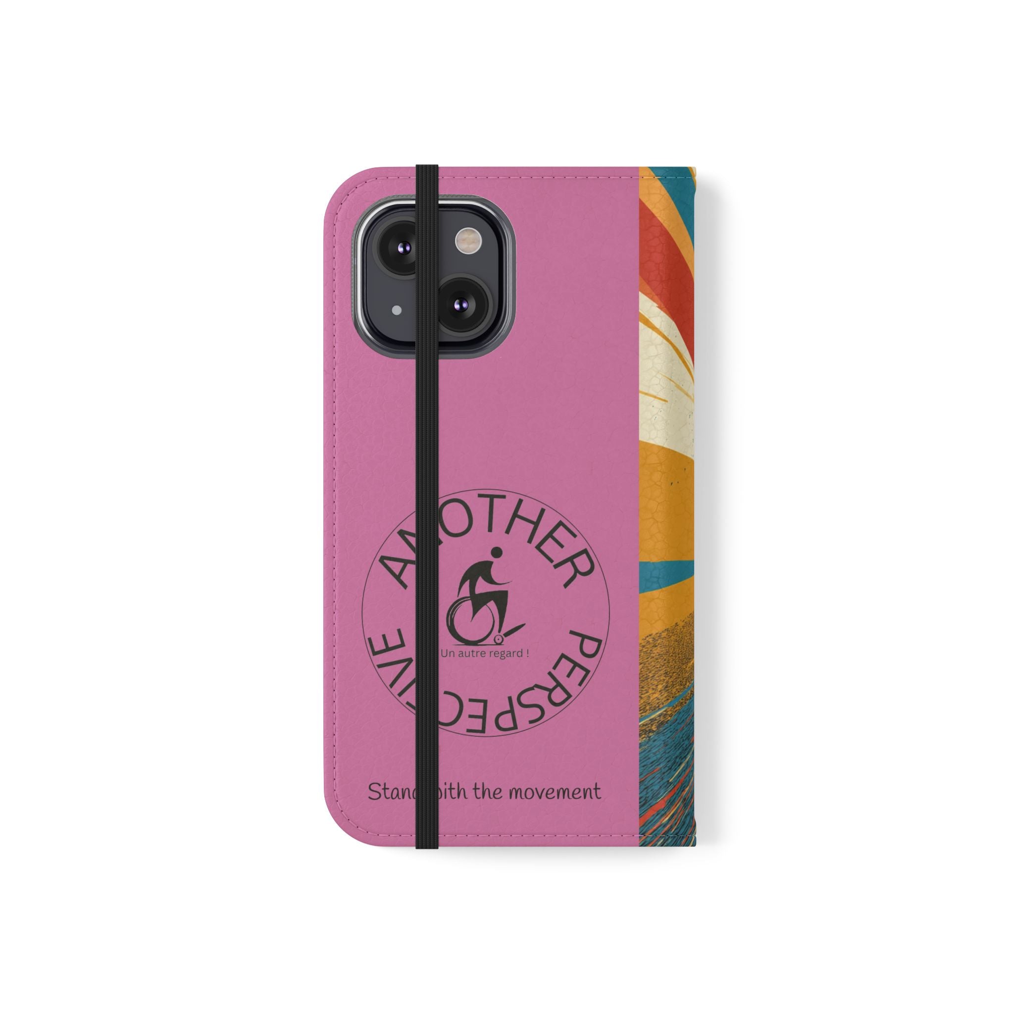 Inclusive Flip Cases for All Wheelchair, Phone Wallet, Strong & Stylish, Stand with the Movement, Perfect Gift, Everyday Use