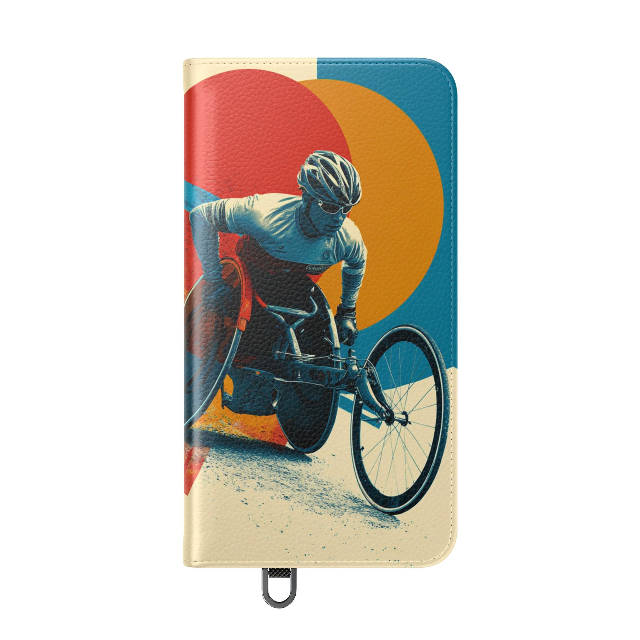 Mobility Advocate Flip Case for Phone Wheelchair, Supportive Gift for Activists, Stylish Wallet Phone Case, Perfect for Everyday Use