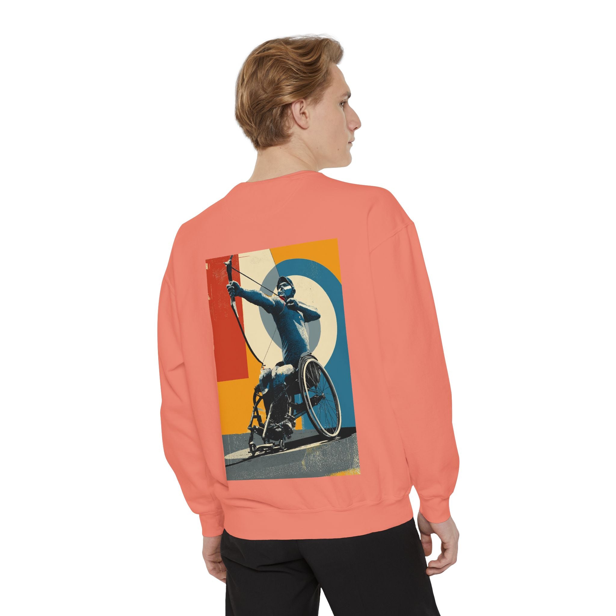 Inspirational Unisex Sweatshirt - Motivational Sports Archery Design | Perfect for Coaches, Athletes, Gifts, Casual Wear, and Events