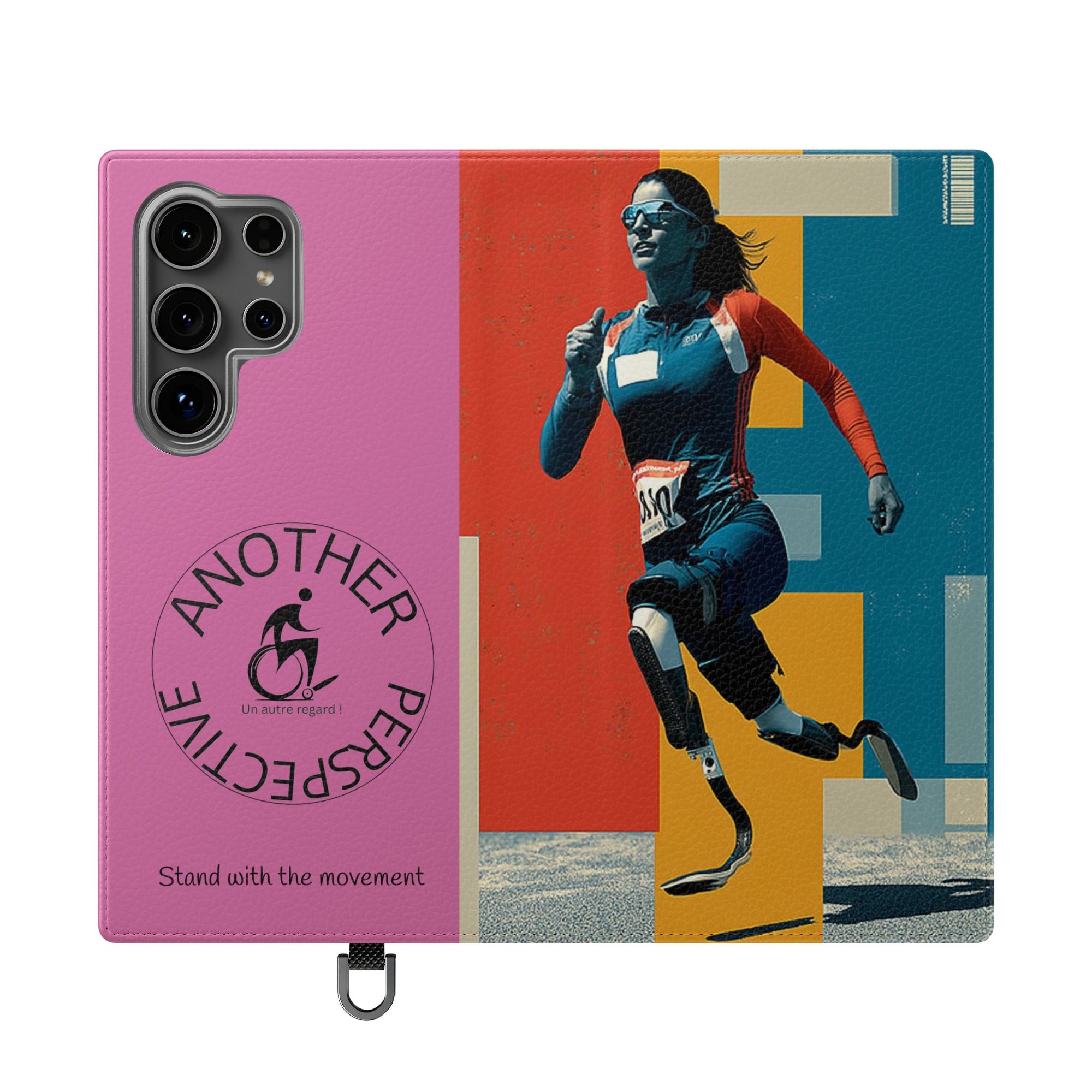 Empowering Flip Cases for Smartphones Course| Stand with the Movement, Stylish Phone Cover, Unique Gift, Inclusive Design, Support Accessibility